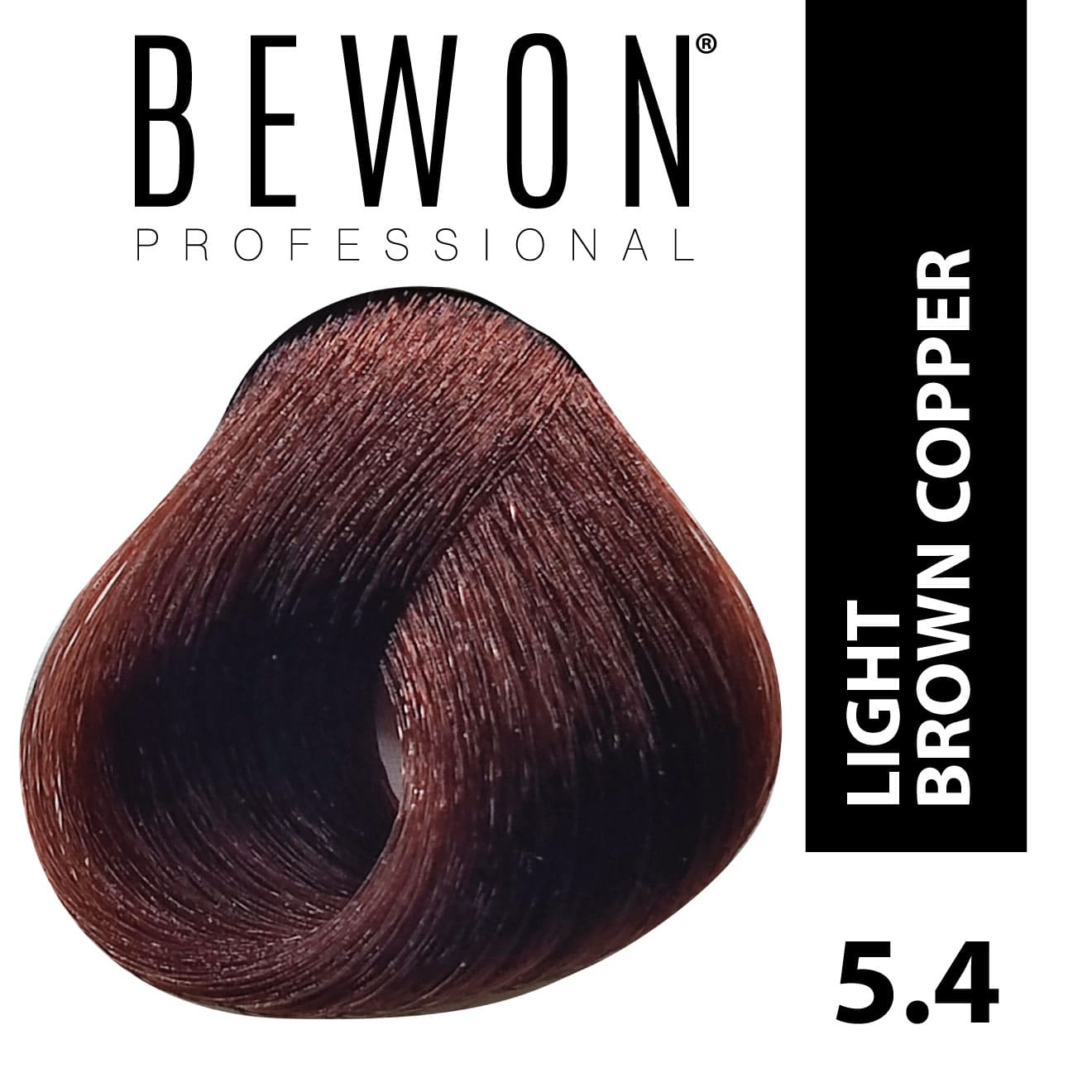 Permanent Hair Color Cream - 5.4 light brown copper