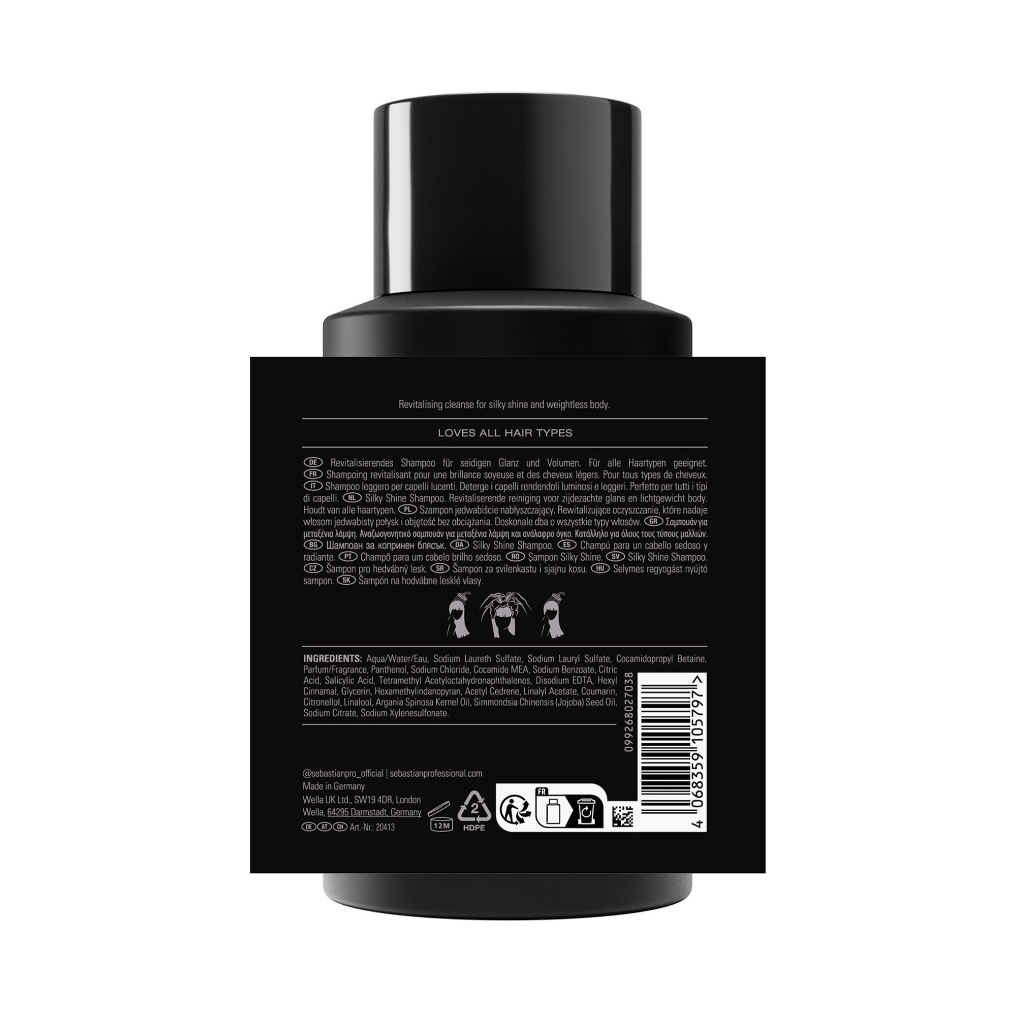 Dark Oil Silky Shine Shampoo 1000 ml