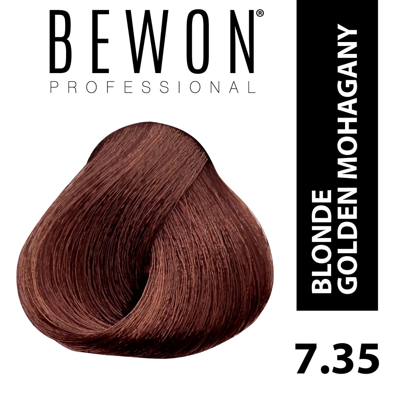 Permanent Hair Color Cream - 7.35 blonde golden mahogany