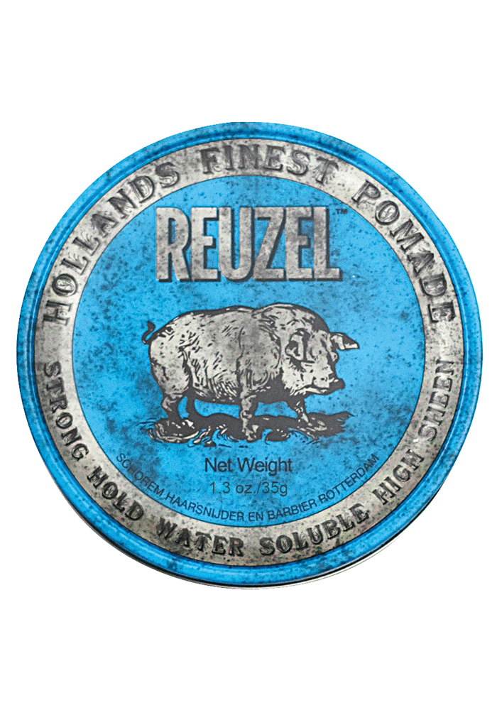 Pomade Blue Strong Hold Water Soulable High Sheen