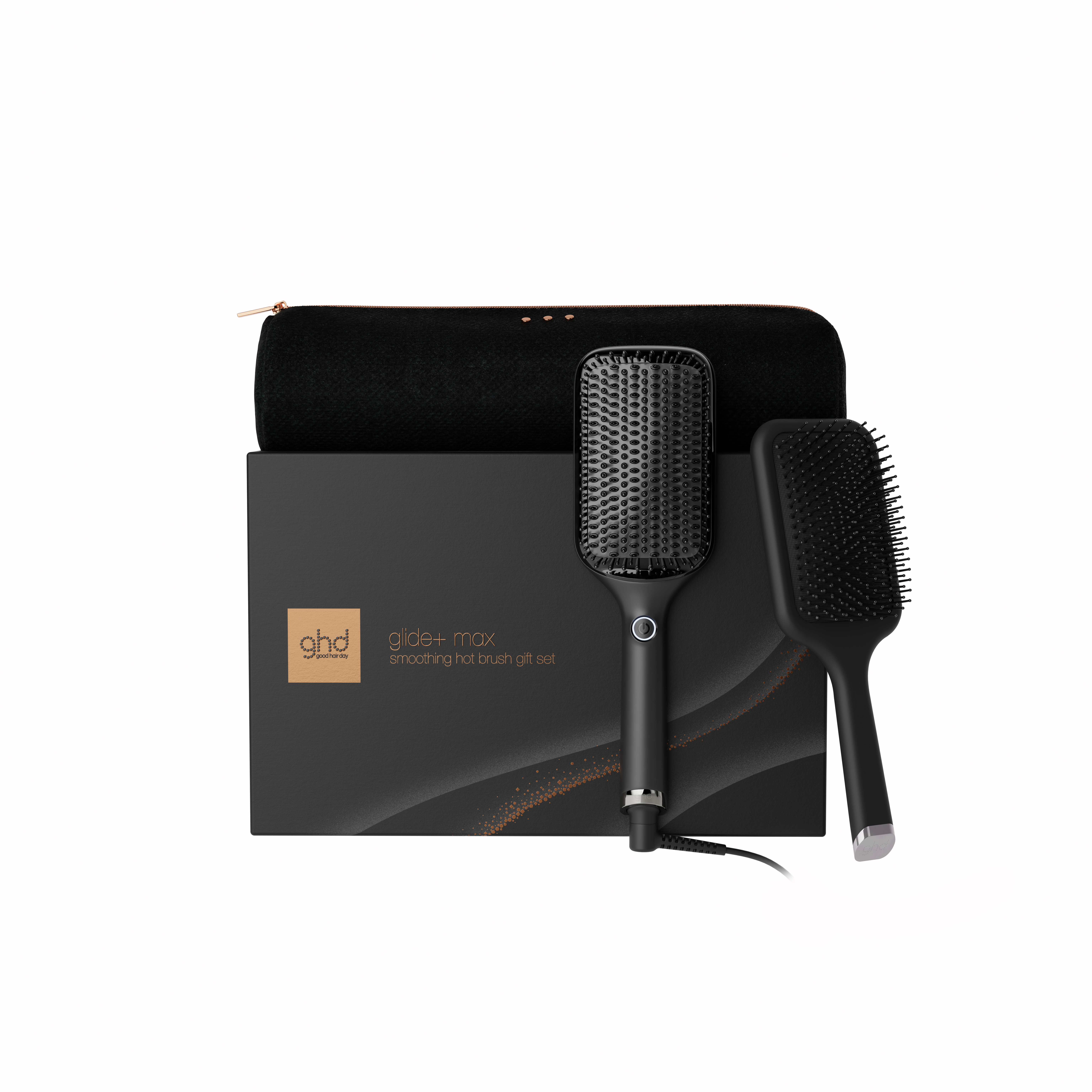 ghd glide+ max Geschenkset schwarz