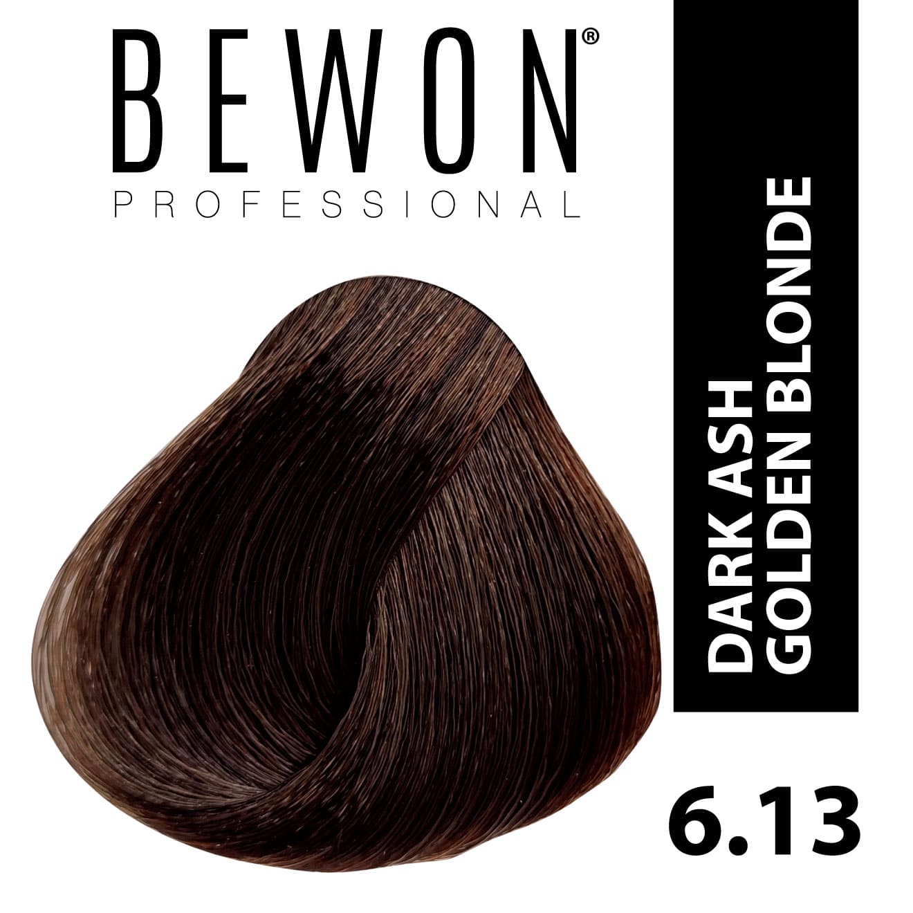 Permanent Hair Color Cream - 6.13 dark ash golden blonde