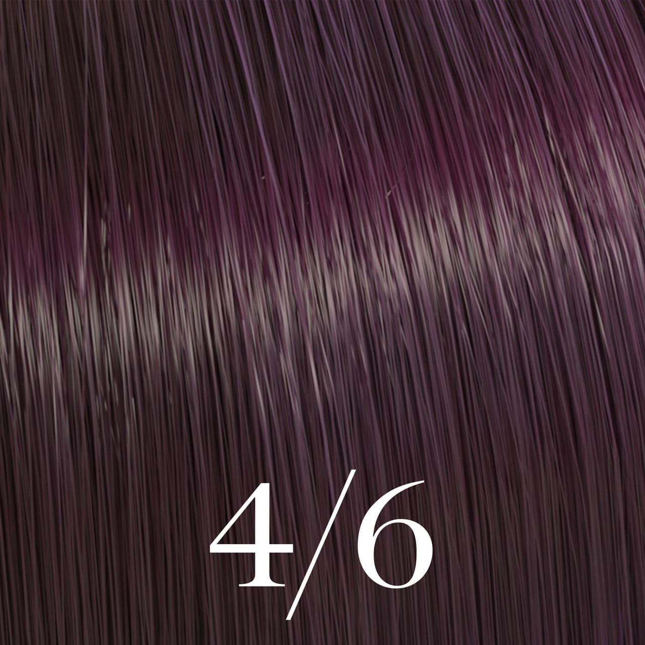 Wella Color Touch Vibrant Reds 4/6 mittelbraun violett