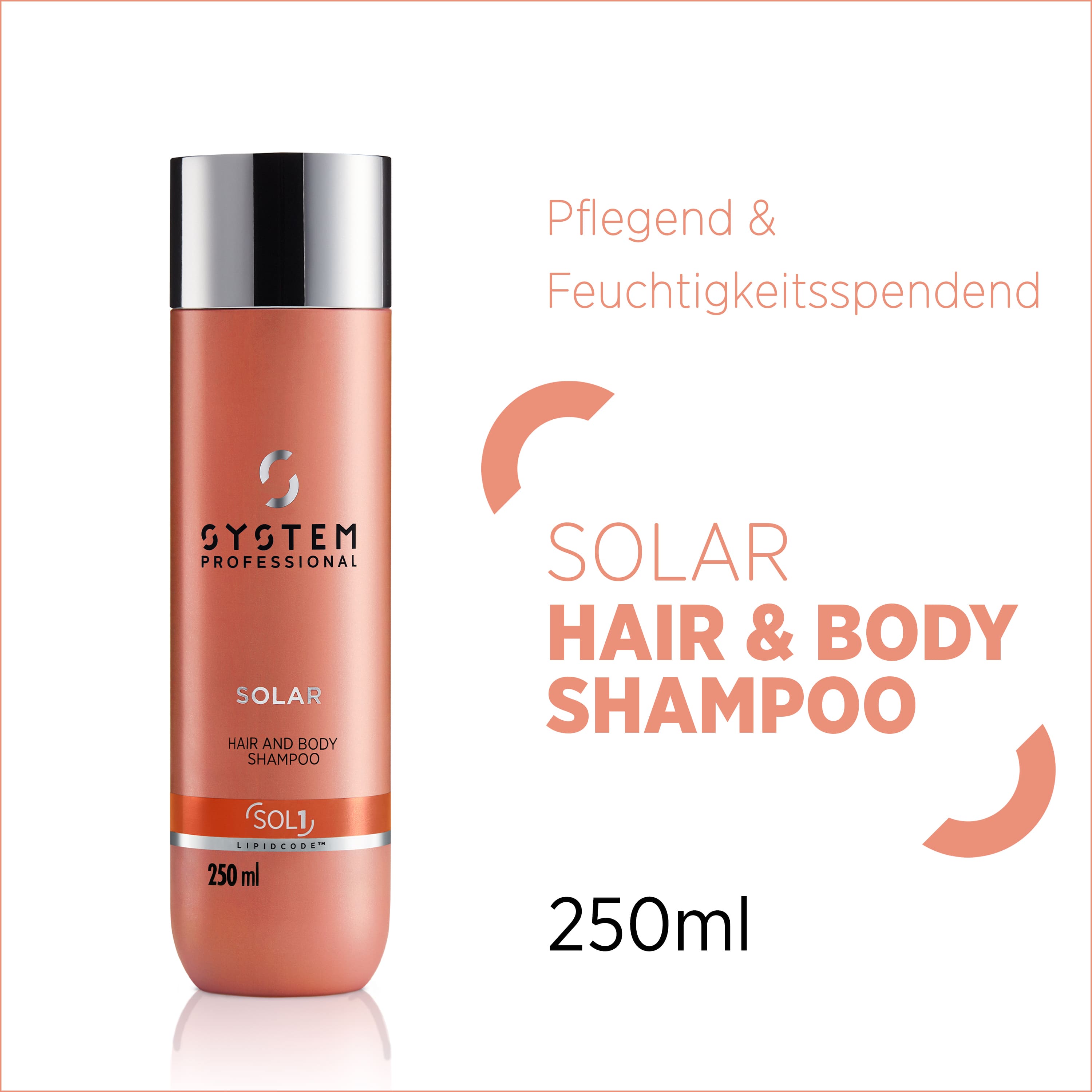 SOL1 Solar Hair & Body Shampoo