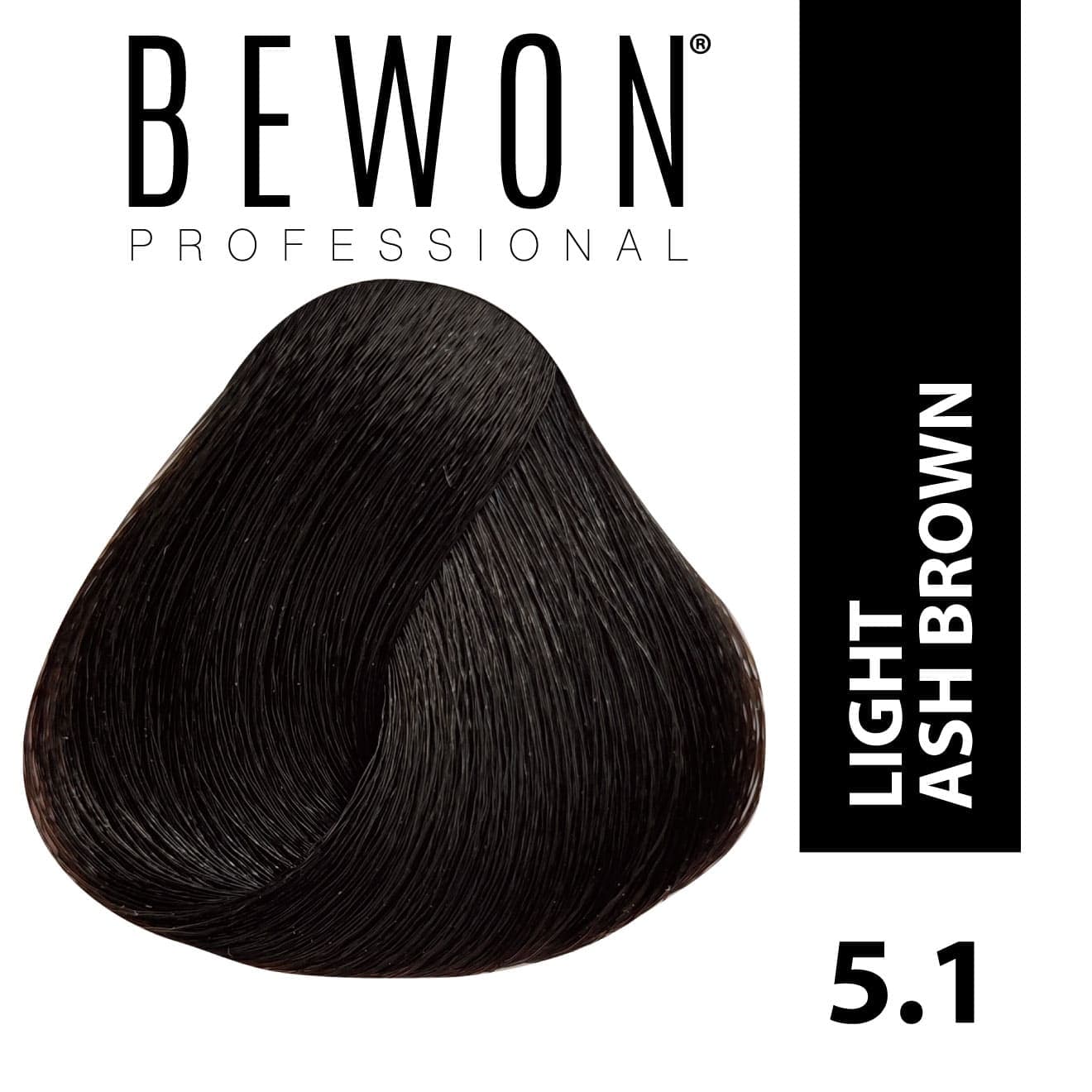 Permanent Hair Color Cream - 5.1 light ash brown