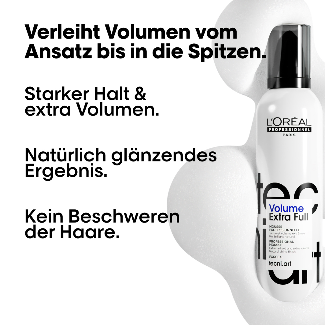 Tecni.ART - Volume Extra Full, 250ml, für voluminöse Styles mit starkem Halt