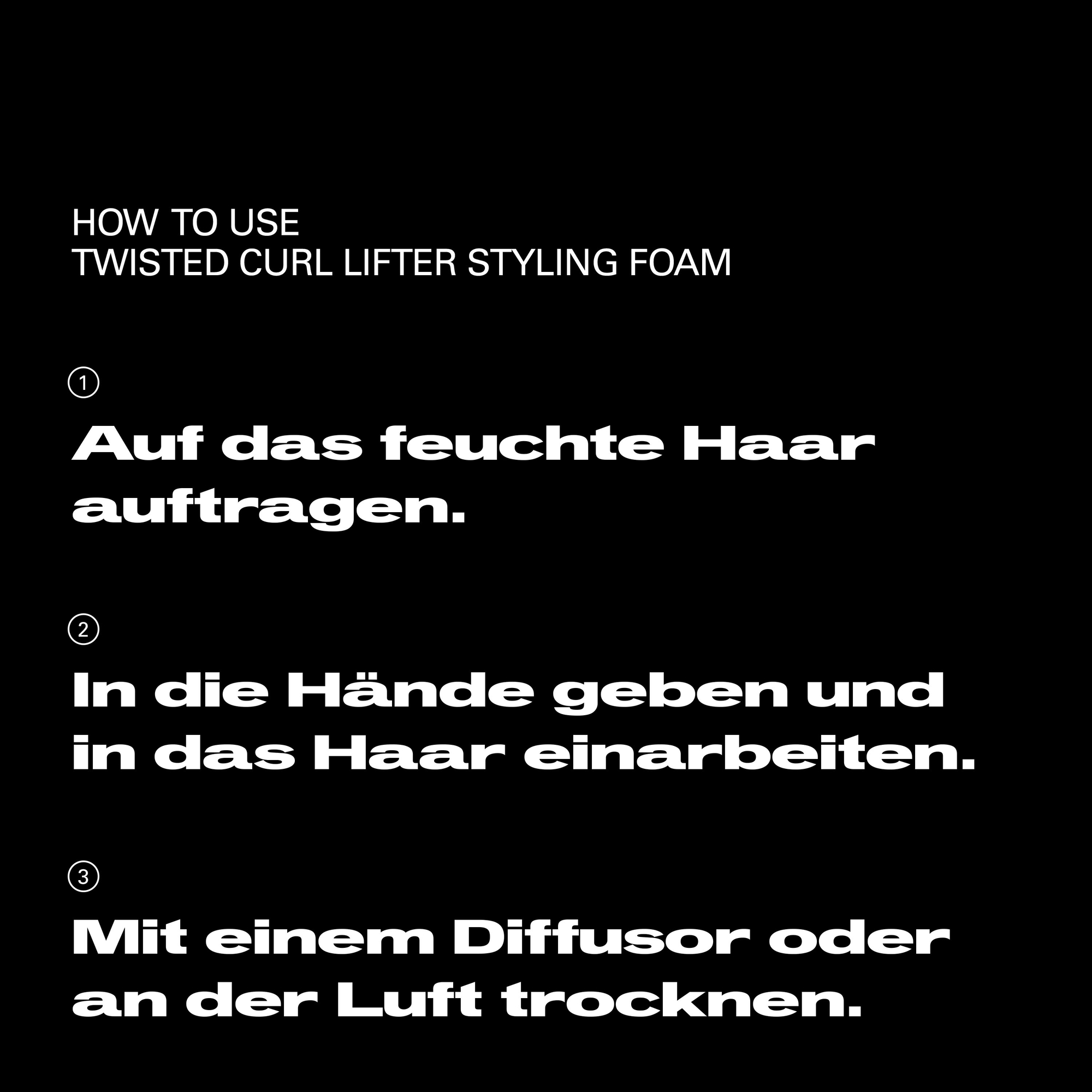 Twisted Curl Lifter Styling Foam 200 ml