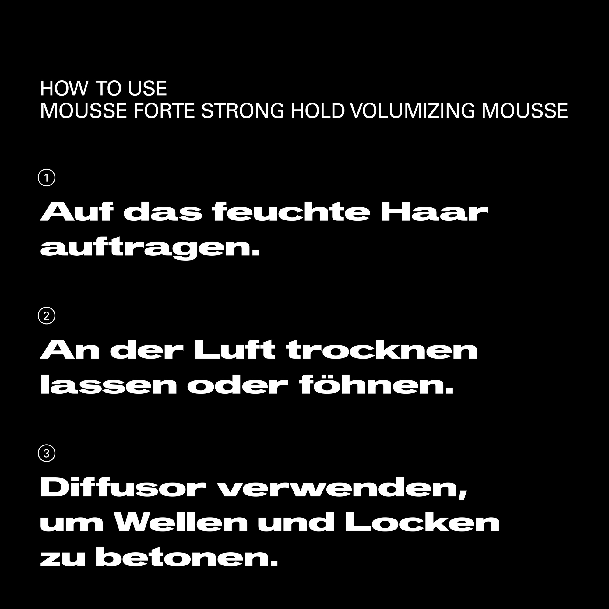 Mousse Forte Strong Hold Volumizing Mousse 200 ml