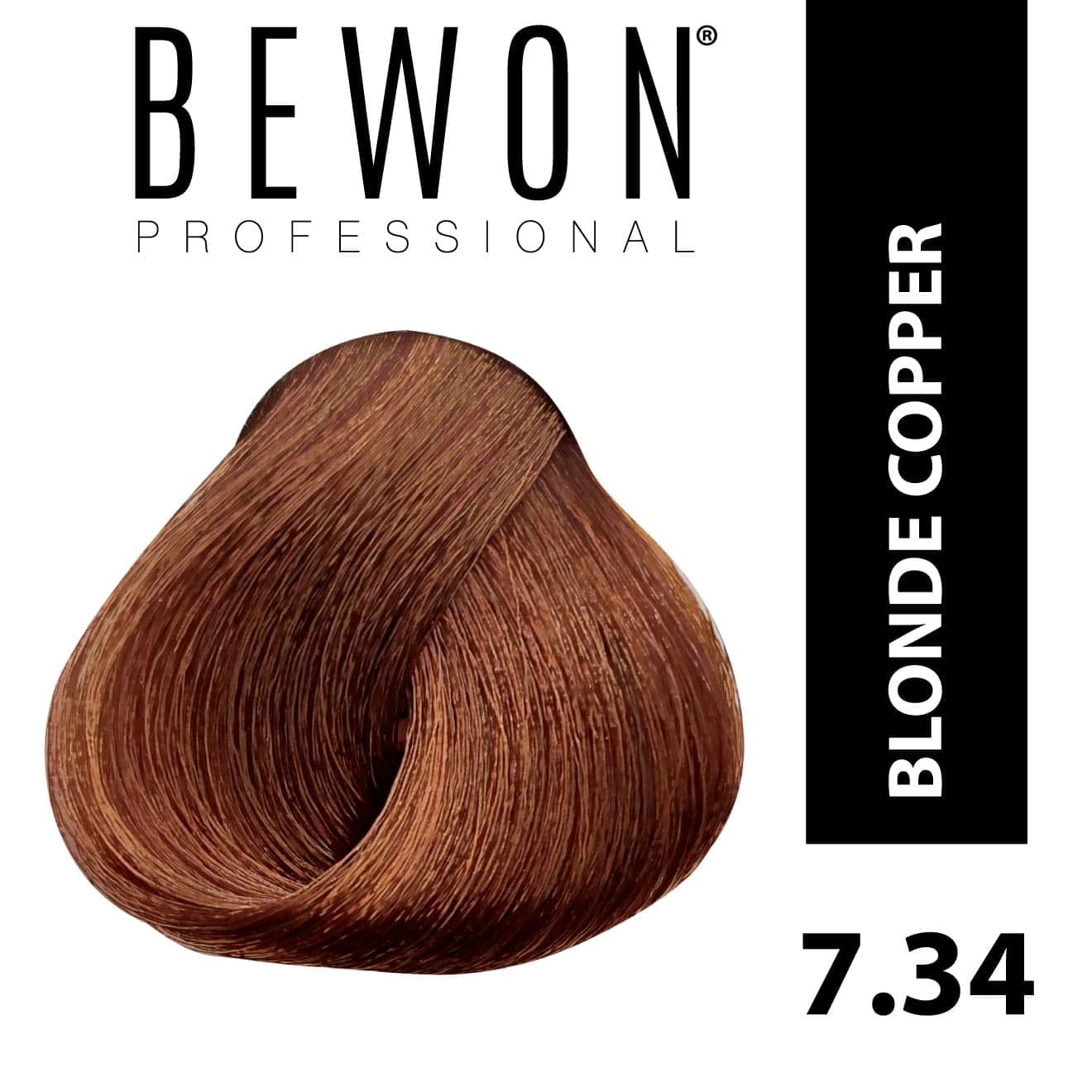 Permanent Hair Color Cream - 7.34 blonde copper