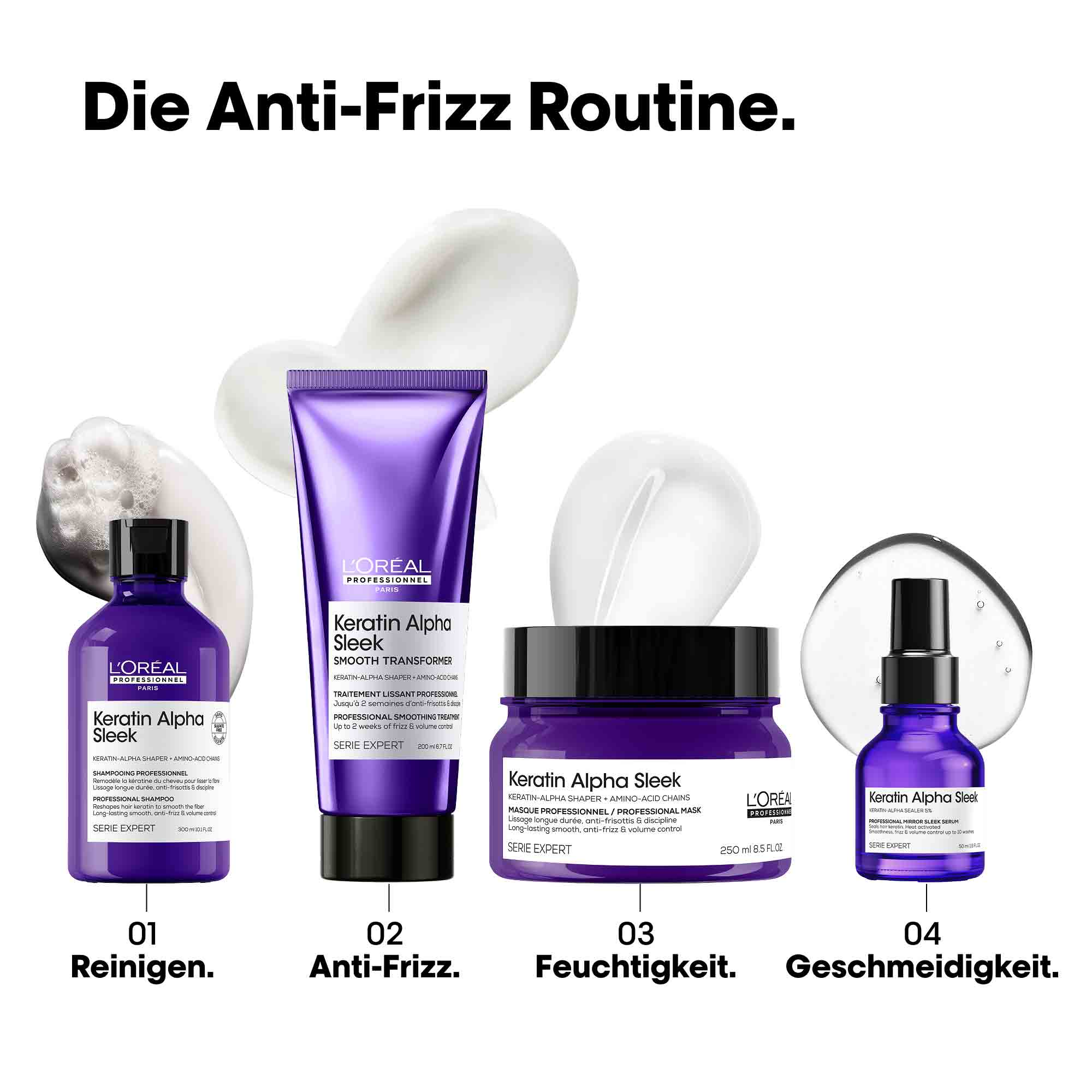 Serie Expert Keratin Alpha Sleek Smooth Transformer 200 ml