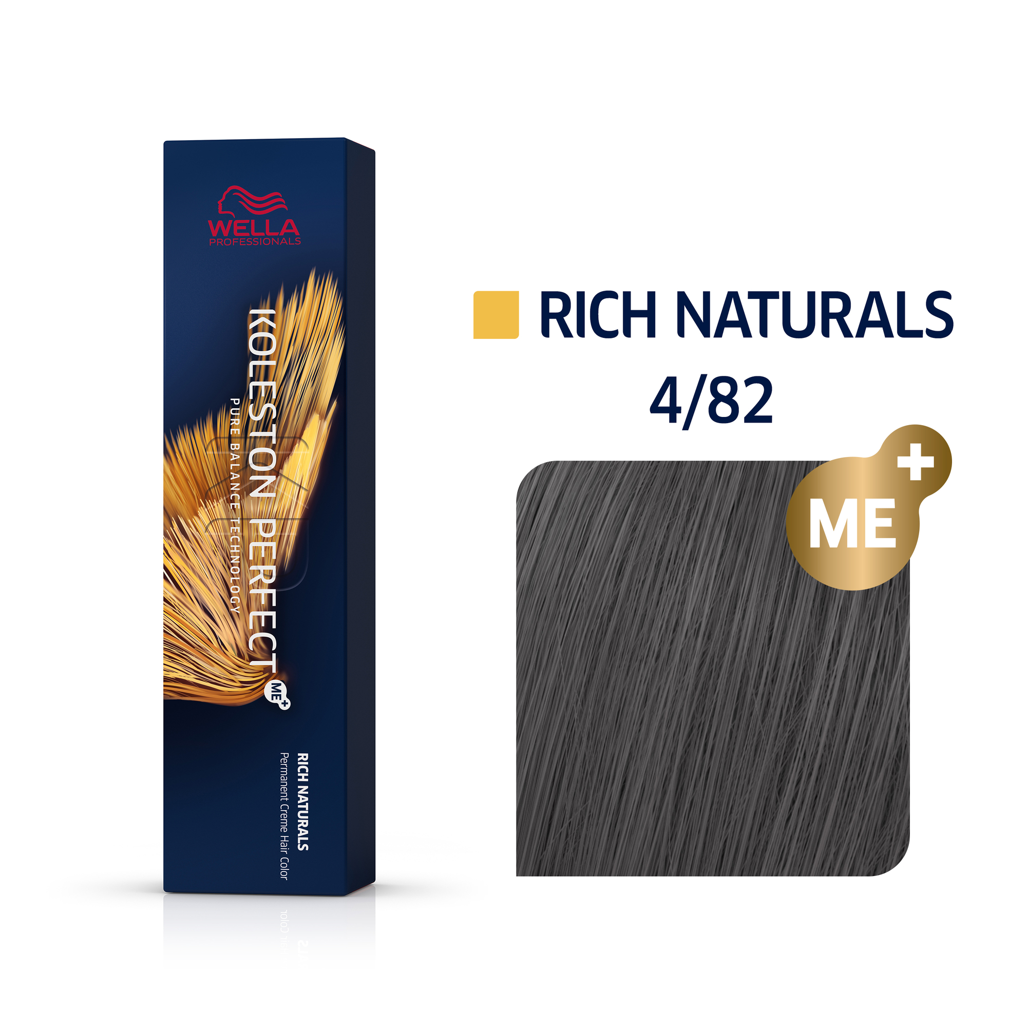 Koleston Perfect Rich Naturals - 4/82 mittelbraun-perl-matt