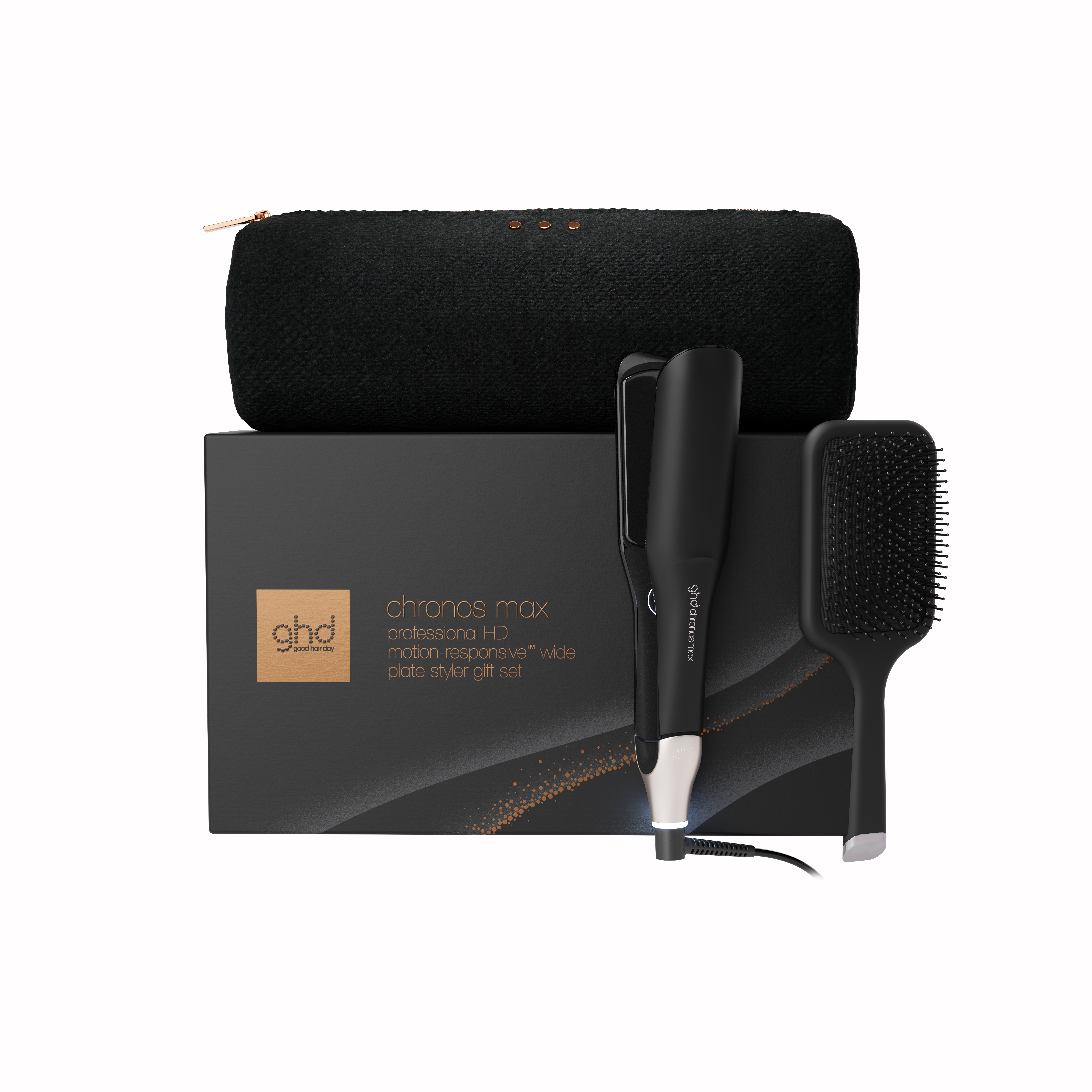 ghd chronos max Geschenkset schwarz