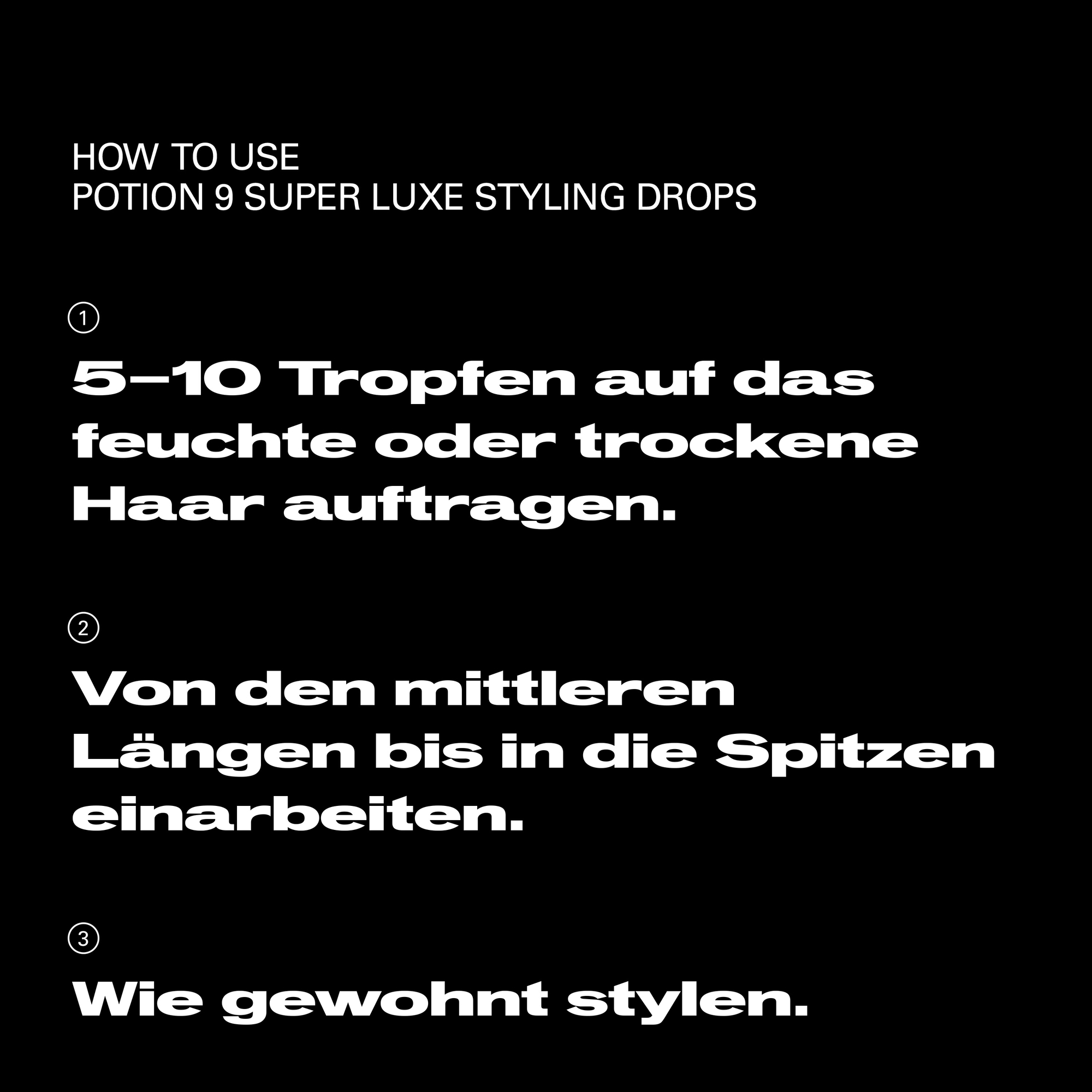 Potion 9 Super Luxe Styling Drops 30 ml
