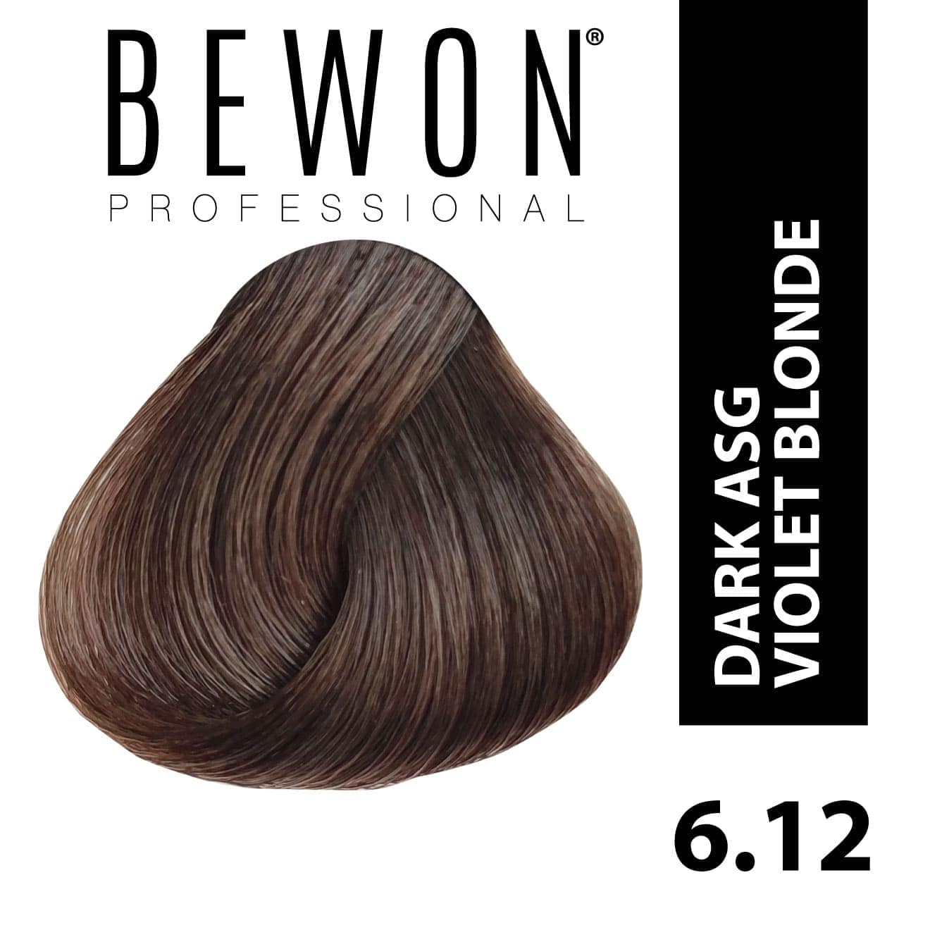 Permanent Hair Color Cream - 6.12 dark ash violet blonde