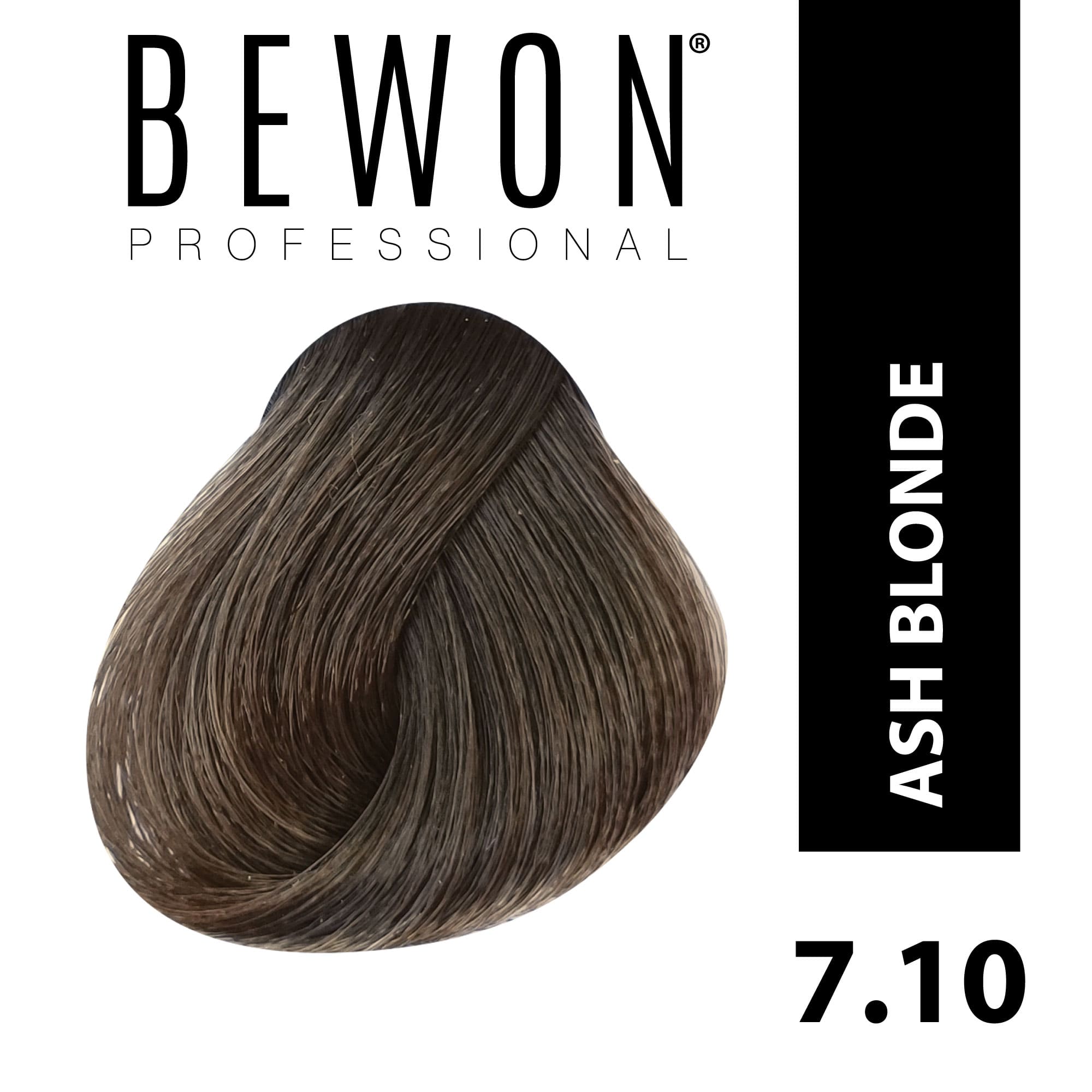 Permanent Hair Color Cream - 7.10 ash blonde