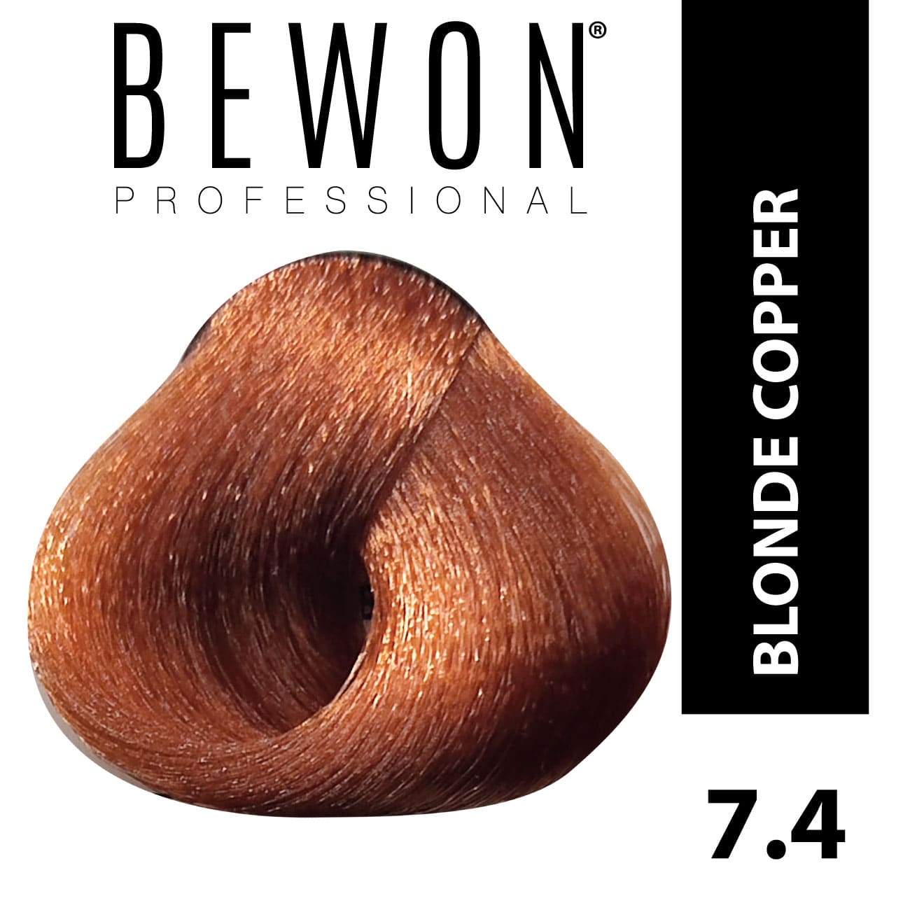 Permanent Hair Color Cream - 7.4 blonde copper
