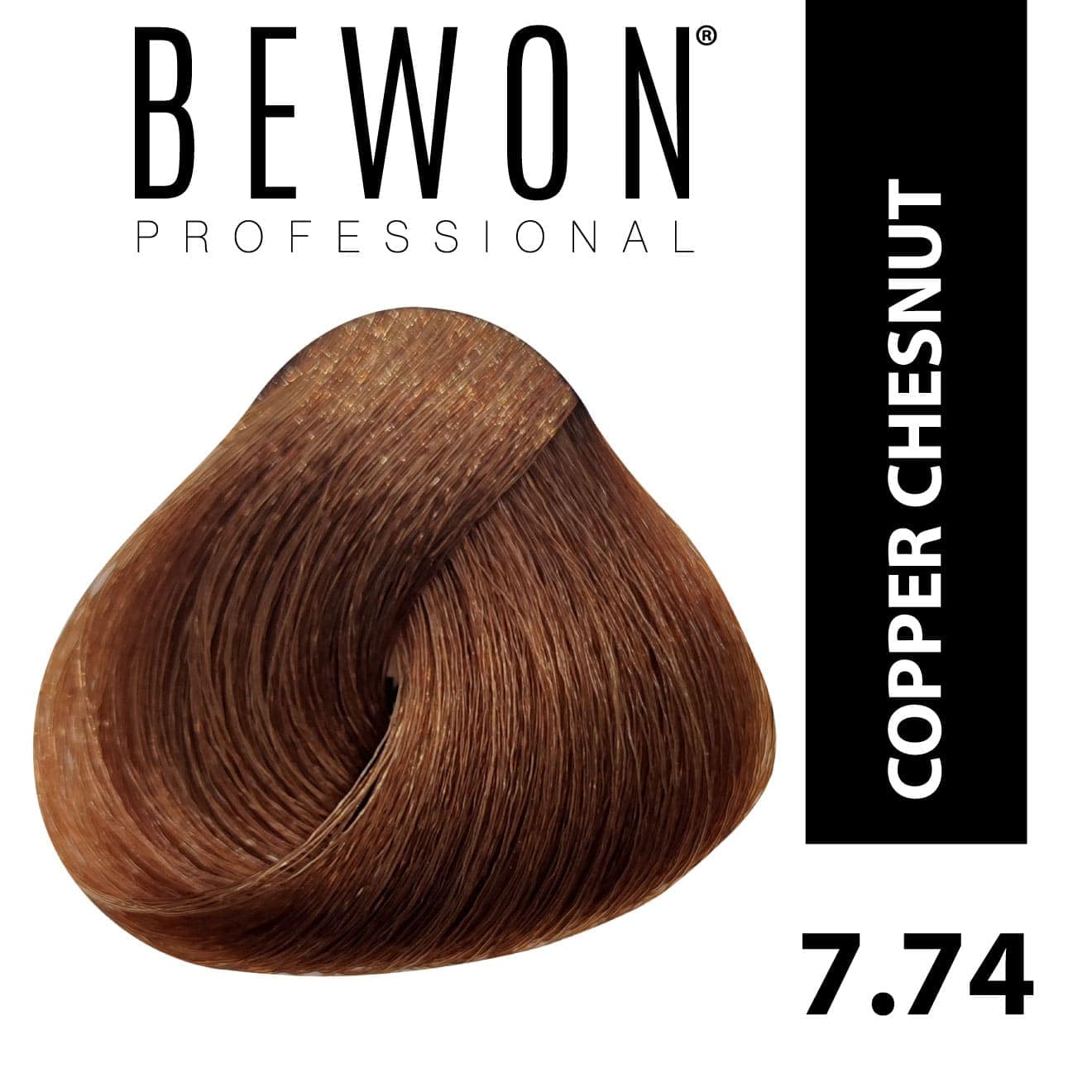 Permanent Hair Color Cream - 7.74 copper chestnut