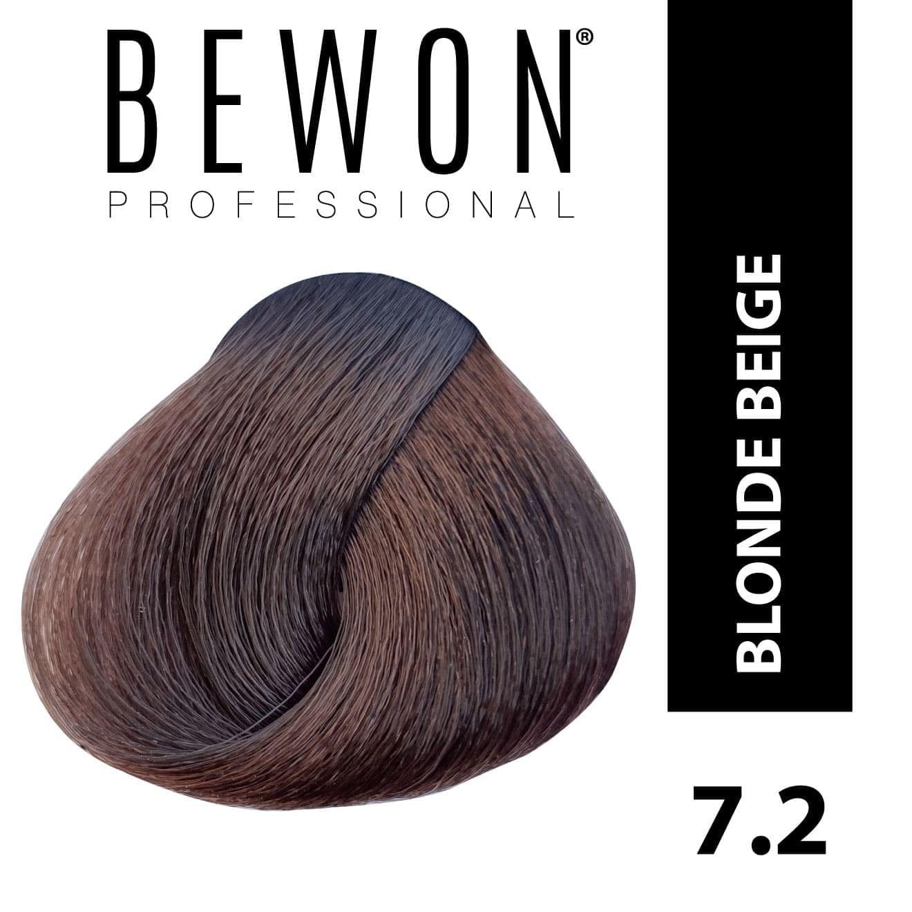 Permanent Hair Color Cream - 7.2 blonde beige