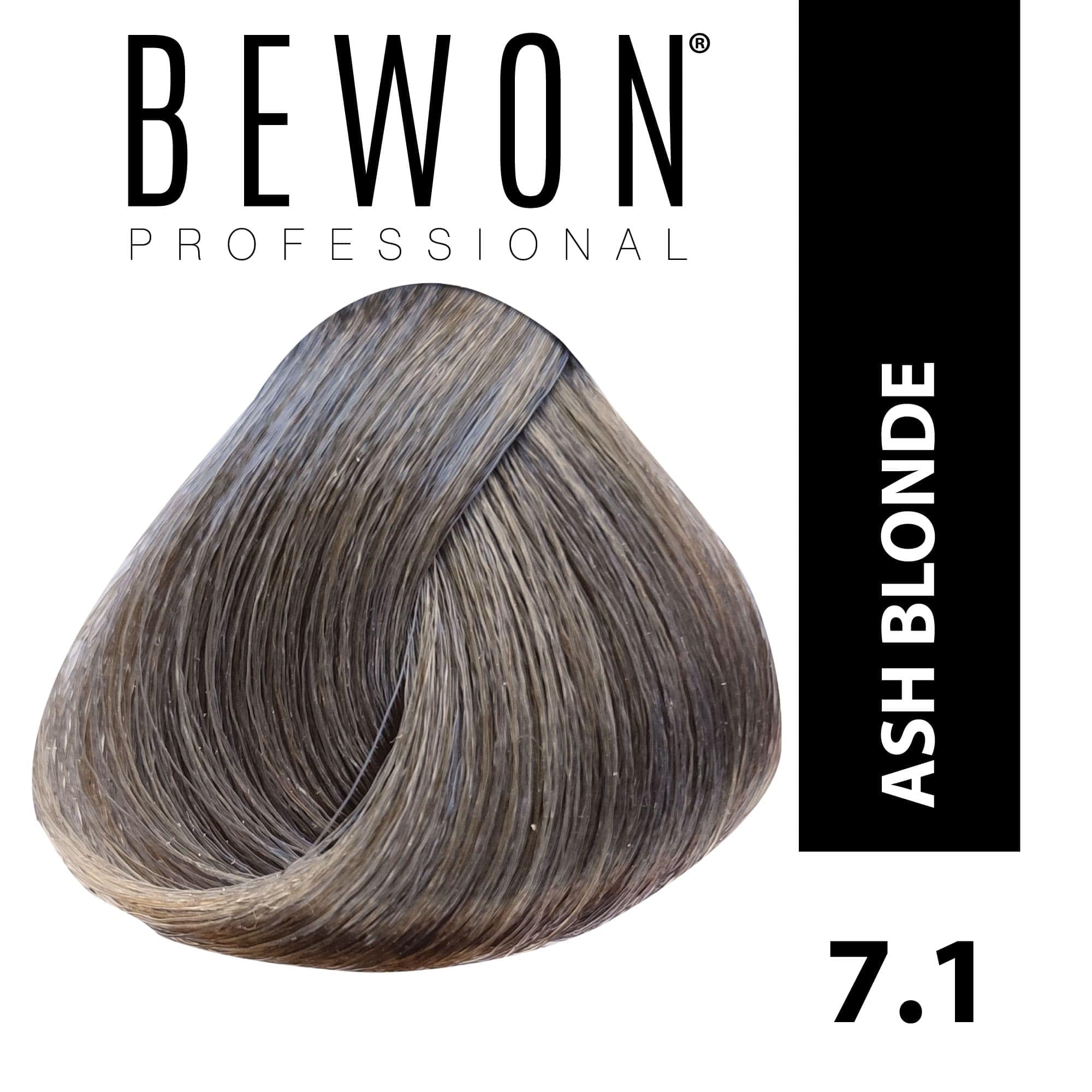Permanent Hair Color Cream - 7.1 ash blonde