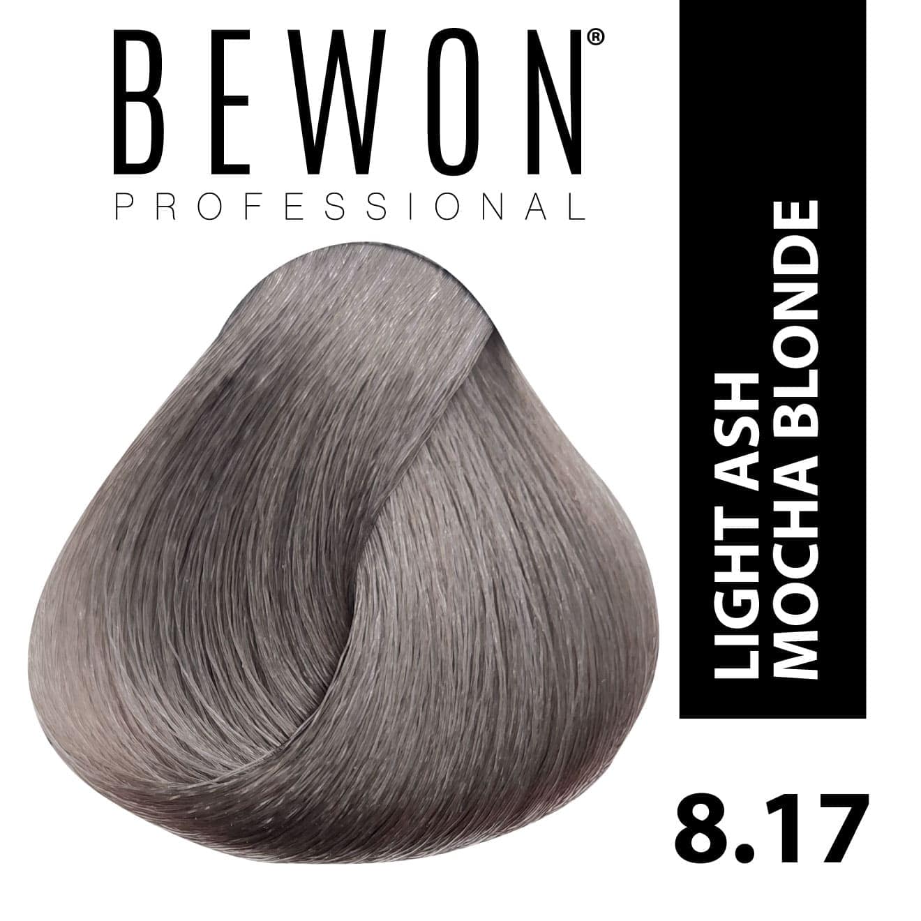 Permanent Hair Color Cream - 8.17 light ash mocha blonde