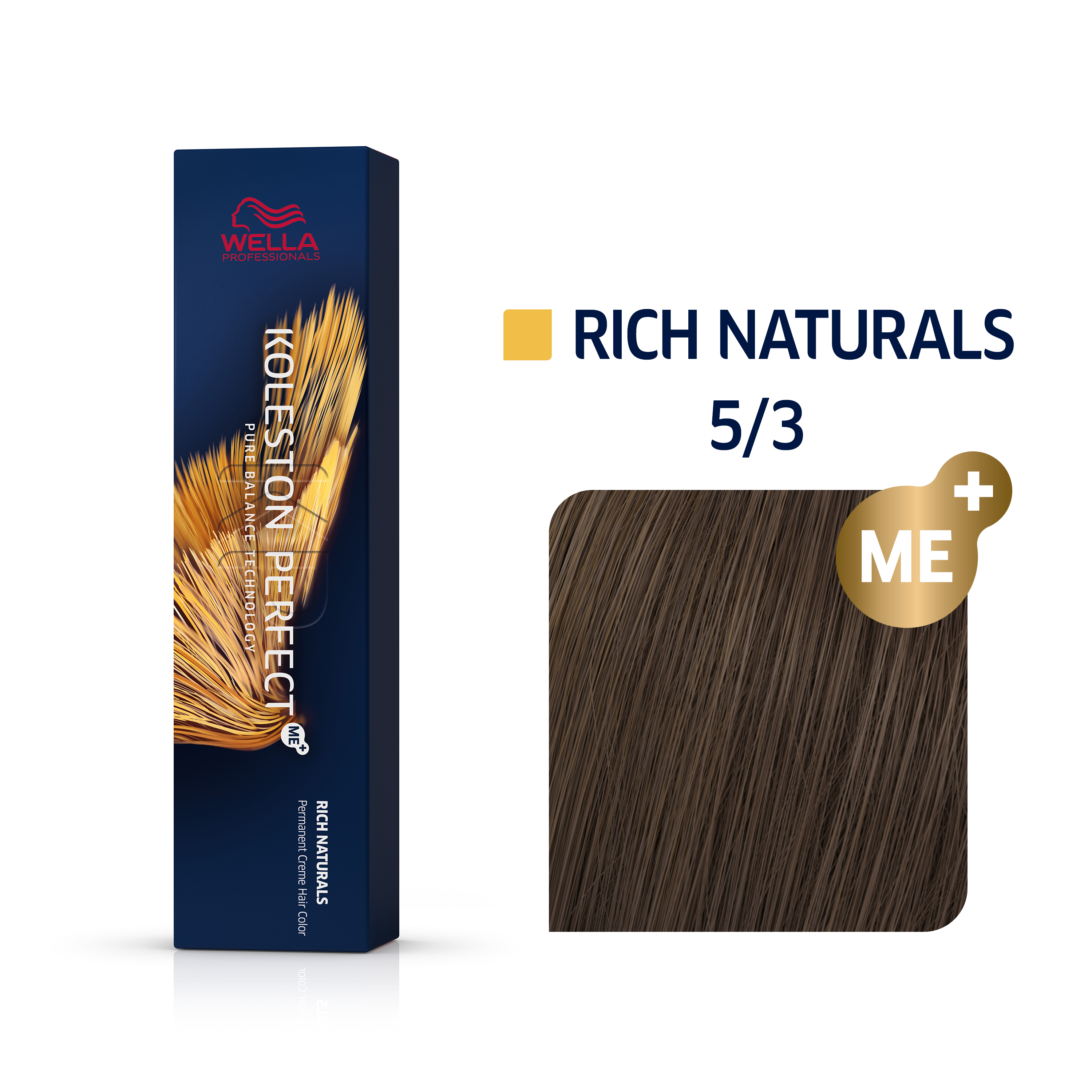 Koleston Perfect Rich Naturals - 5/3 hellbraun-gold