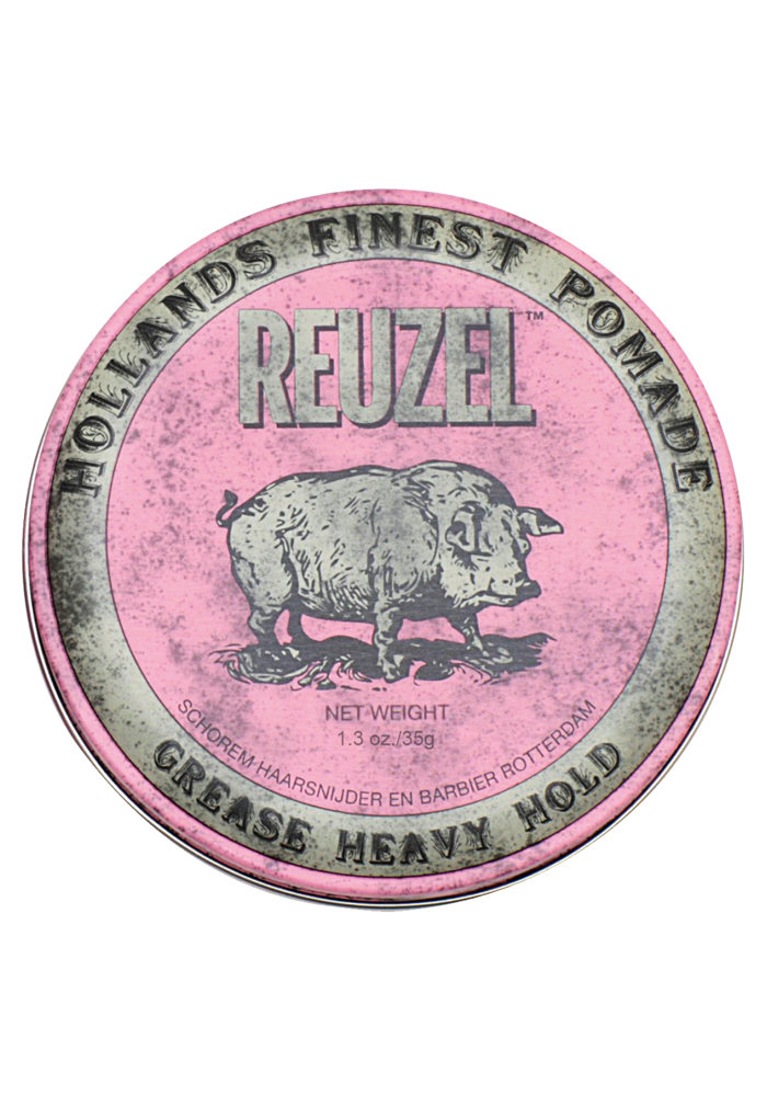 Reuzel Pomade Pink Grease Heavy Hold