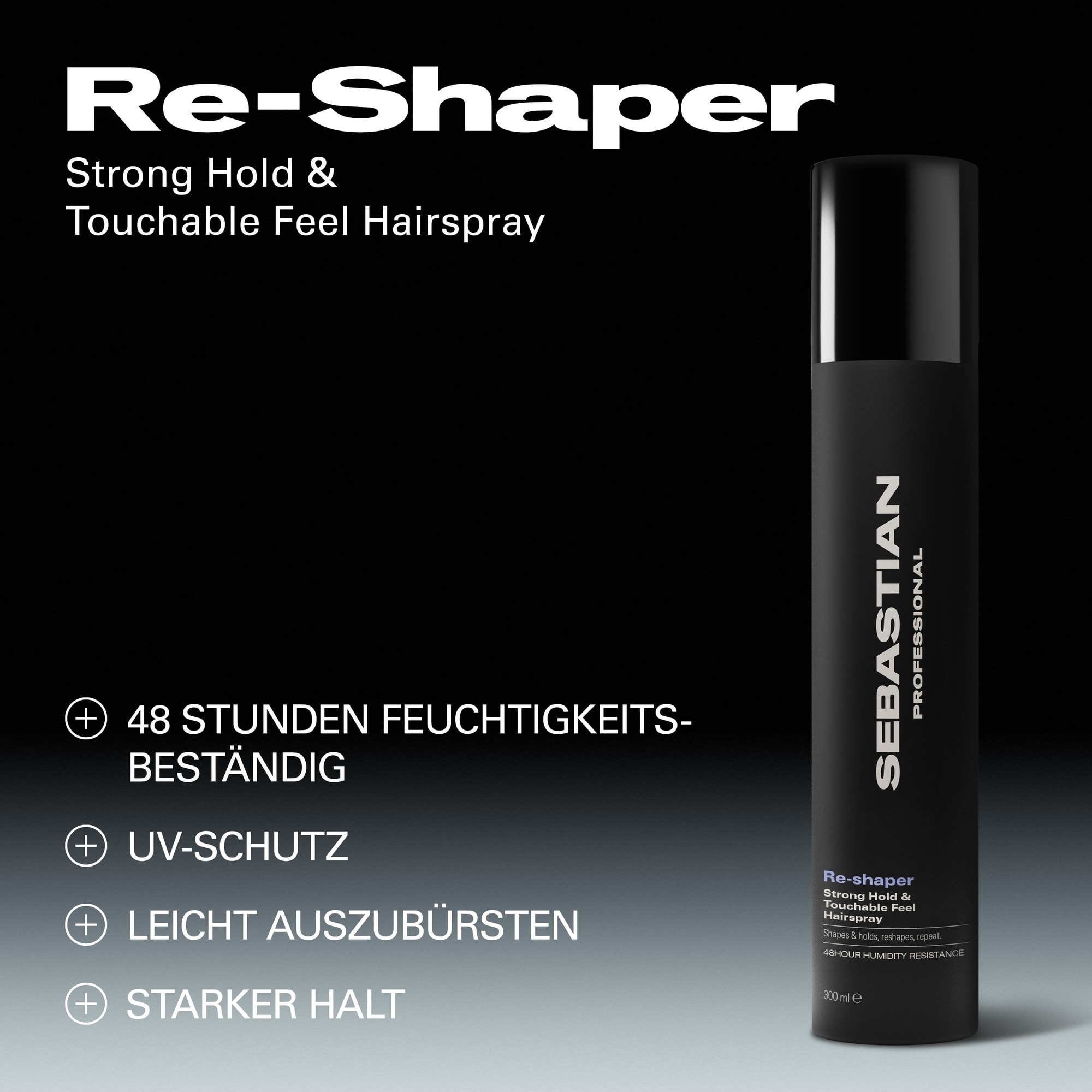 Re-shaper Strong Hold and Touchable Feel Hairspray 75 ml