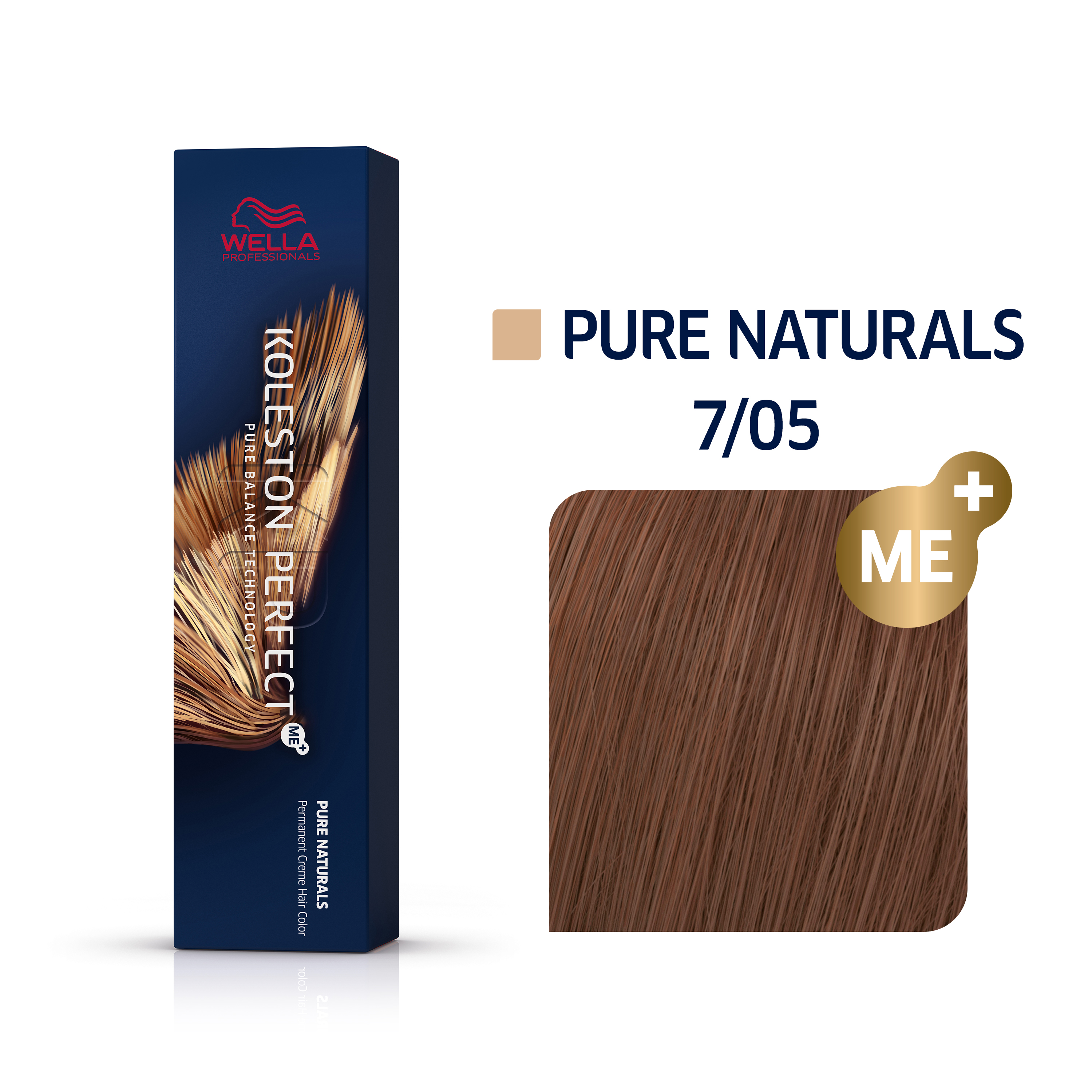 Koleston Perfect Pure Naturals - 7/05 natur mahagoni
