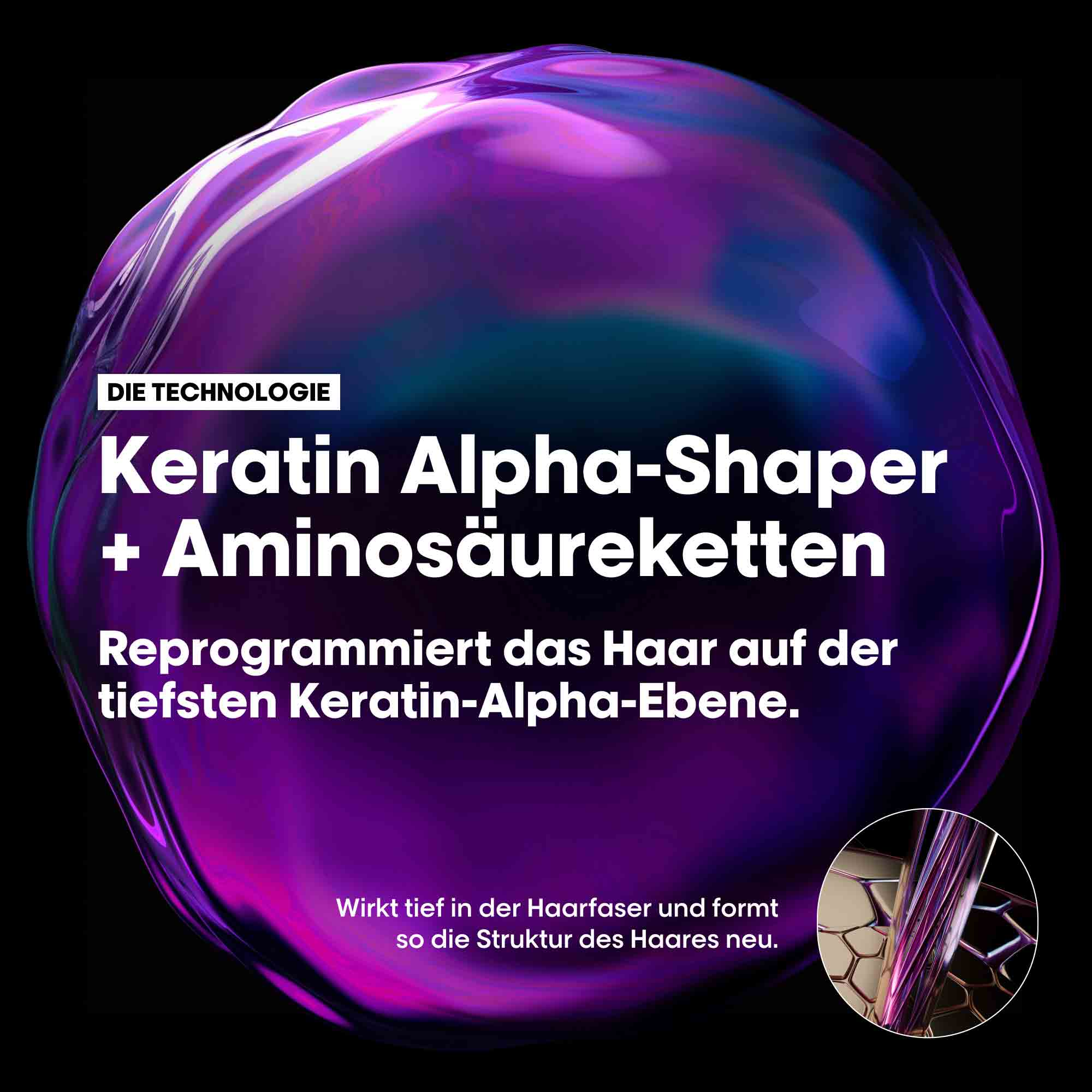 Serie Expert Keratin Alpha Sleek Shampoo 300 ml