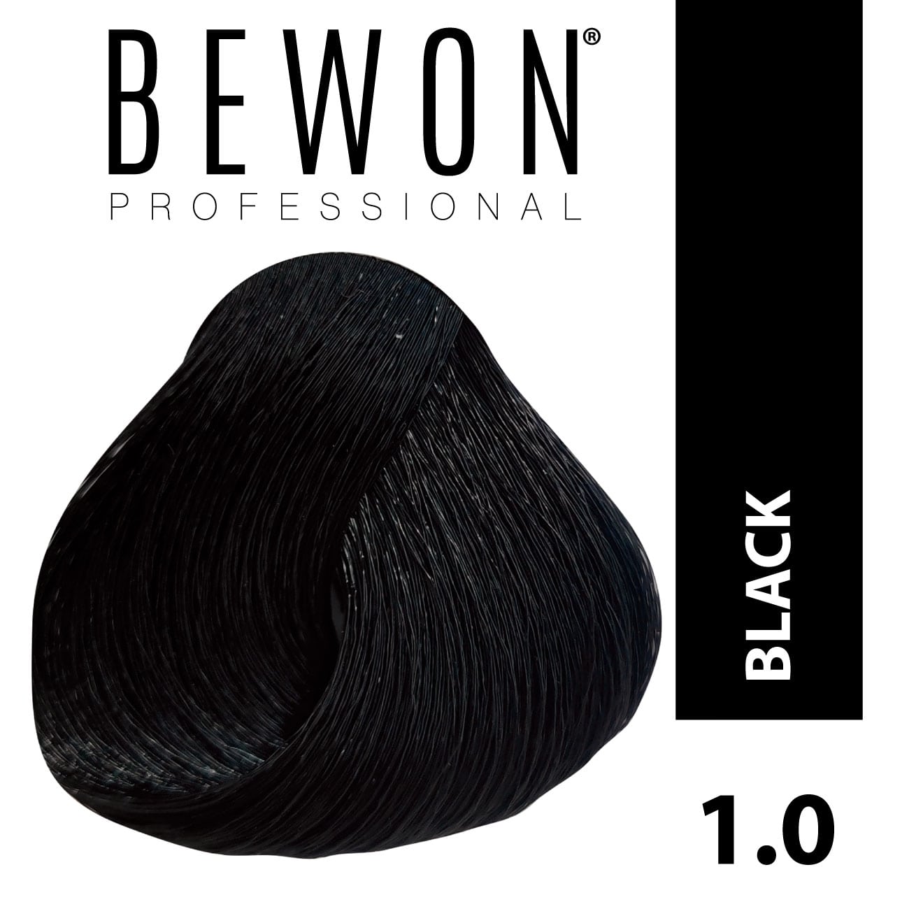 Permanent Hair Color Cream - 1.0 black