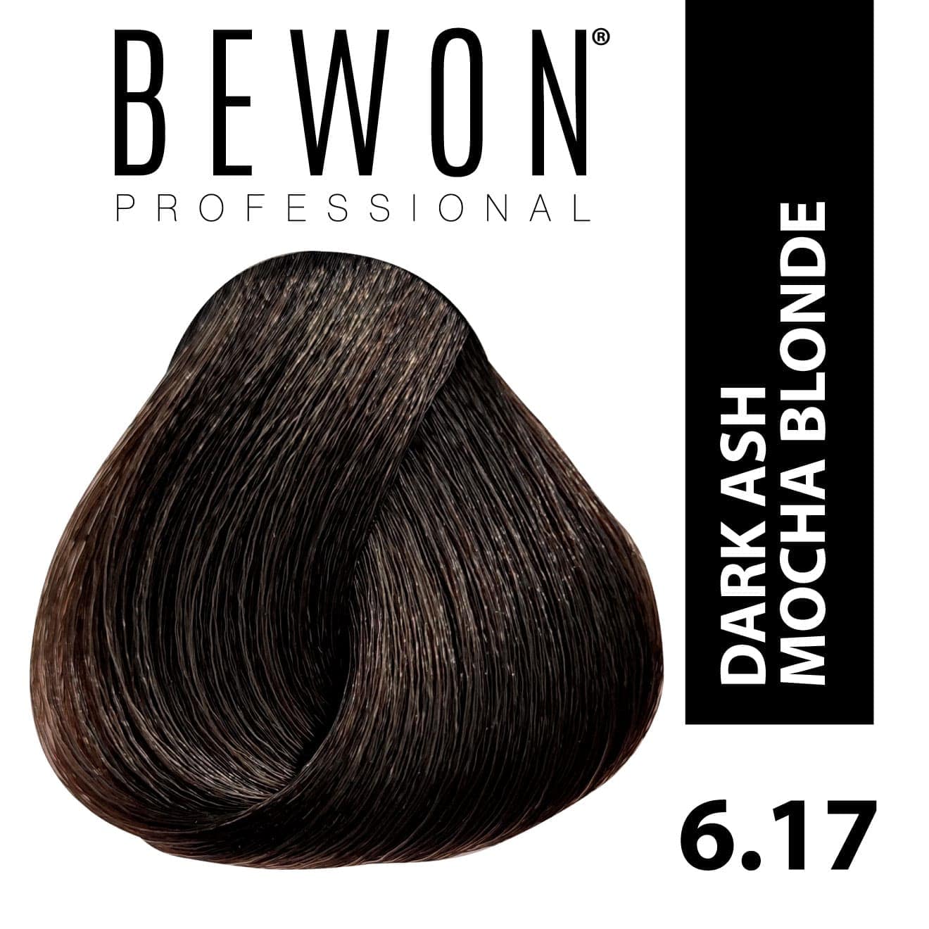 Permanent Hair Color Cream - 6.17 dark ash mocha blonde