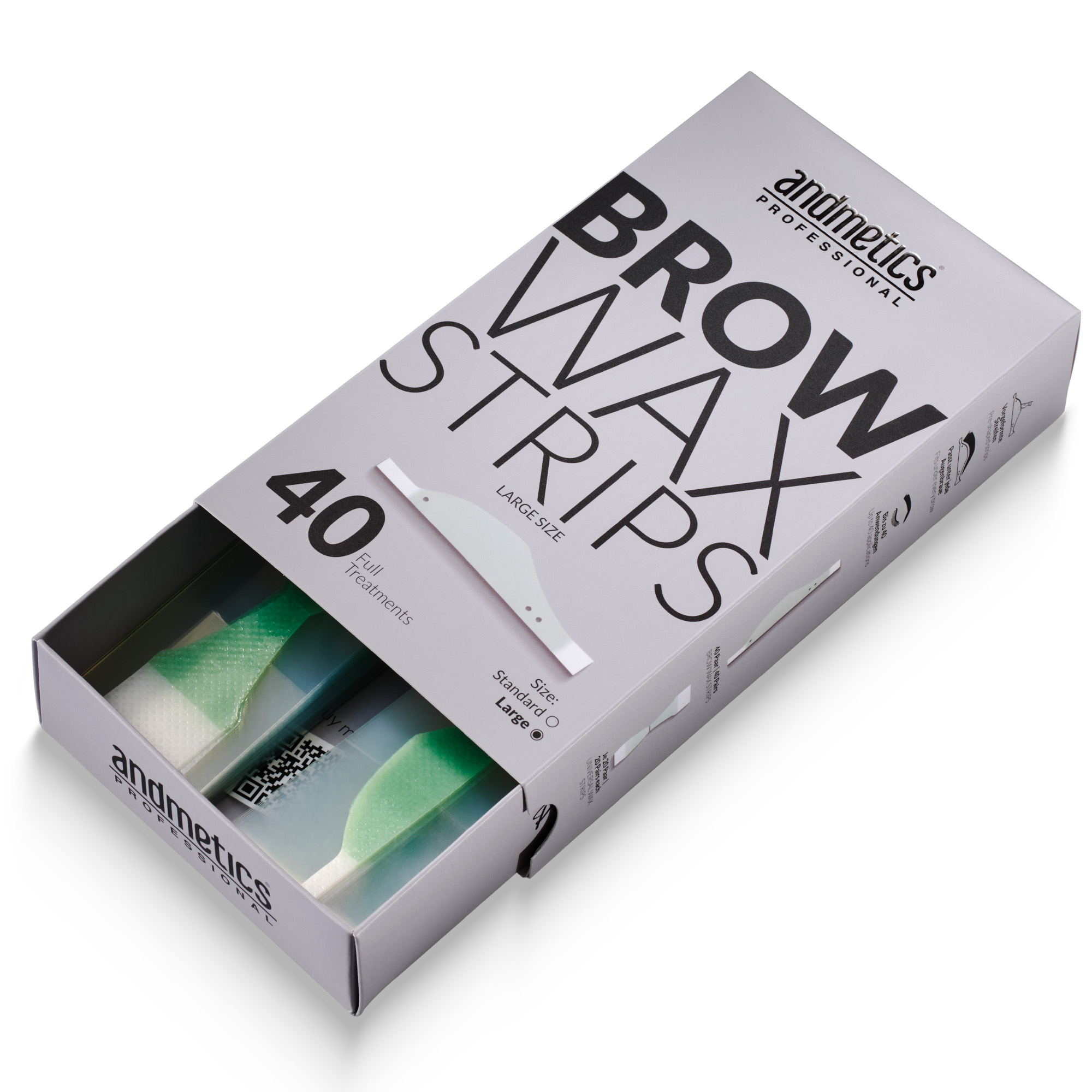 Brow Wax Strips Large (40 Stk.)