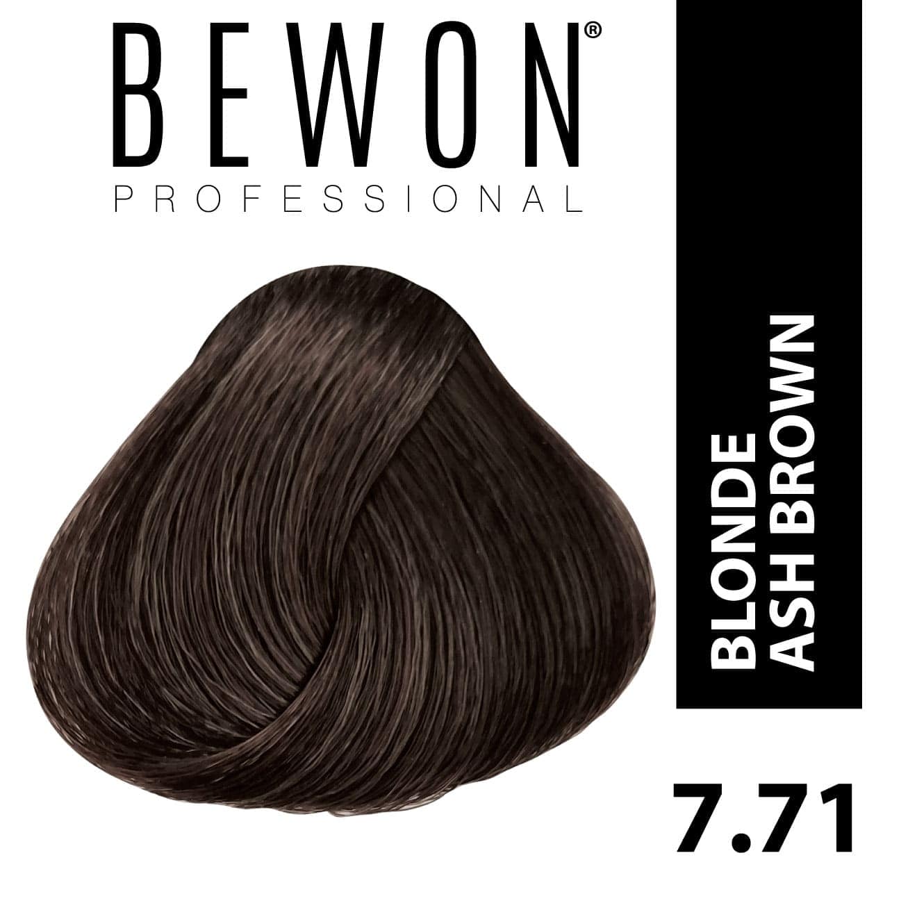 Permanent Hair Color Cream - 7.71 blonde ash brown