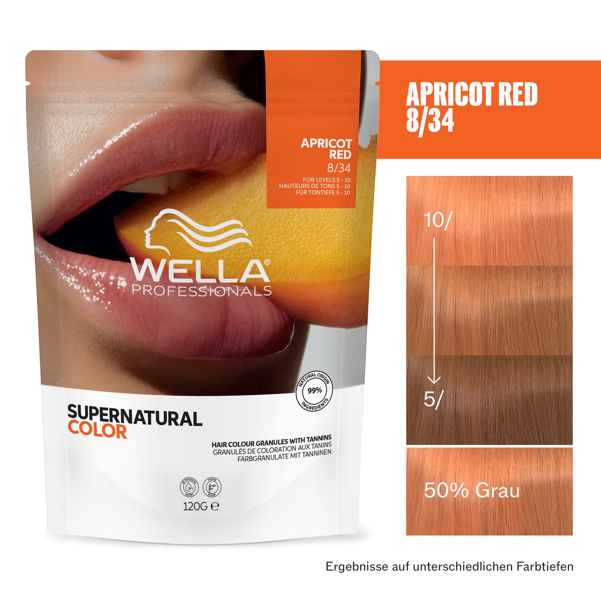 Supernatural Color - 8/34 Apricot Red
