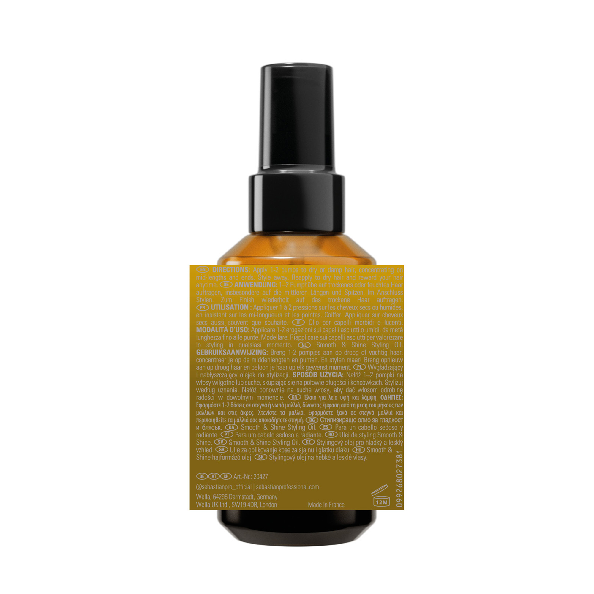 Dark Oil Smooth & Shine Styling Oil 100 ml