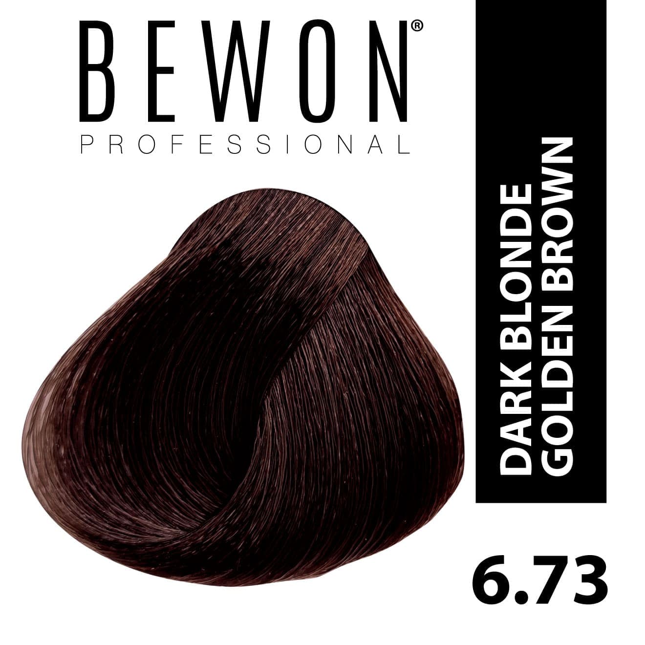 Permanent Hair Color Cream - 6.73 dark blonde golden brown