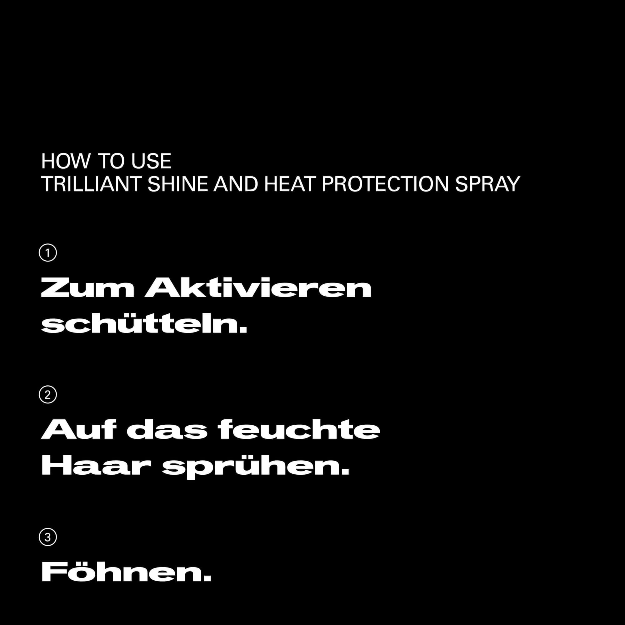 Trilliant Shine and Heat Protection Spray 150 ml