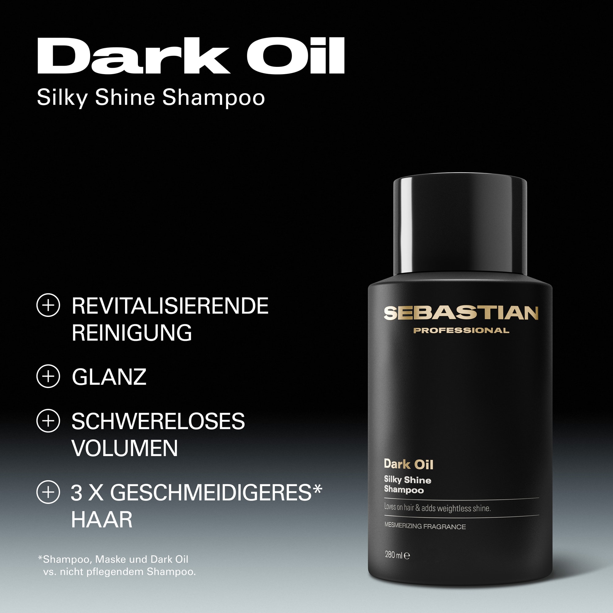Dark Oil Silky Shine Shampoo 280 ml