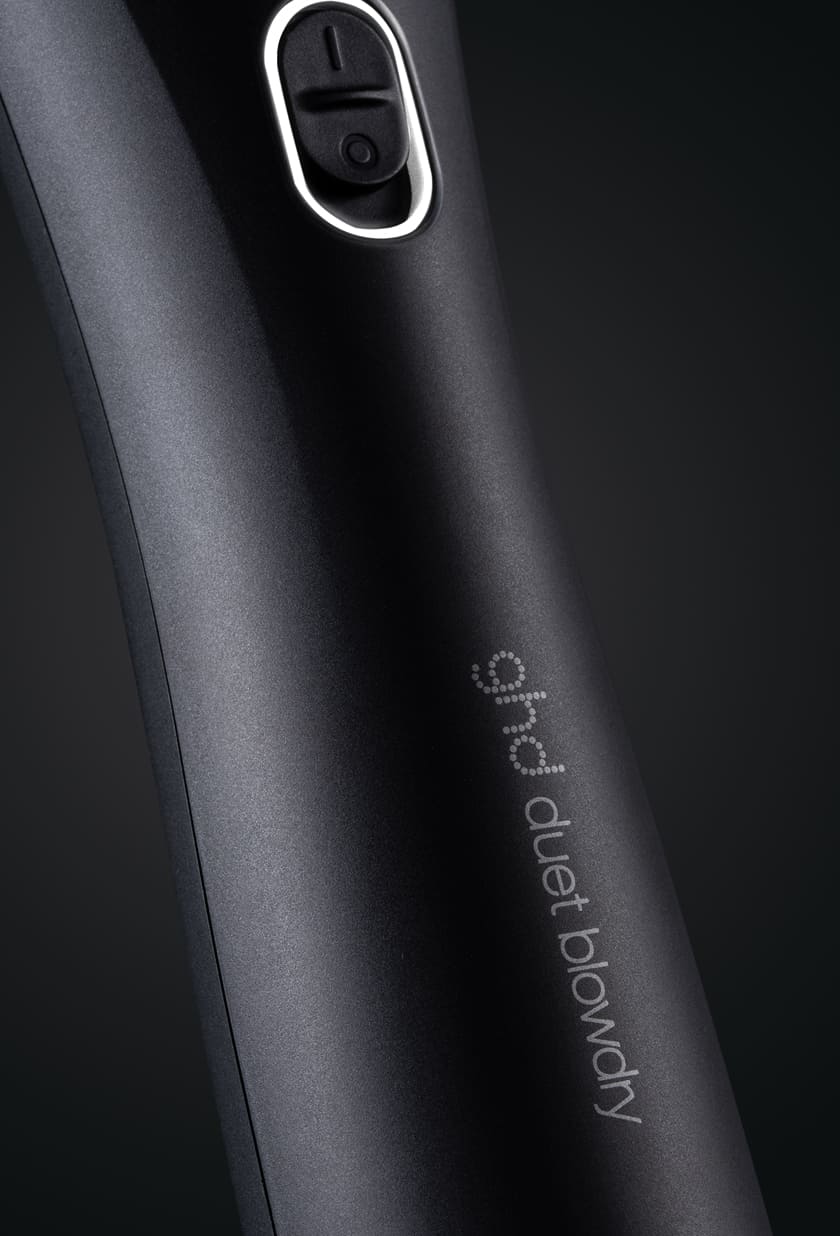 duet blowdry hair dryer brush schwarz