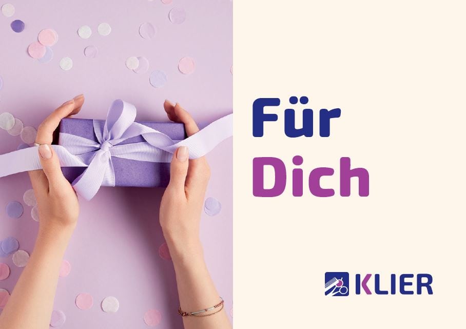 KLIER Gutschein Trägerkarte Für Dich