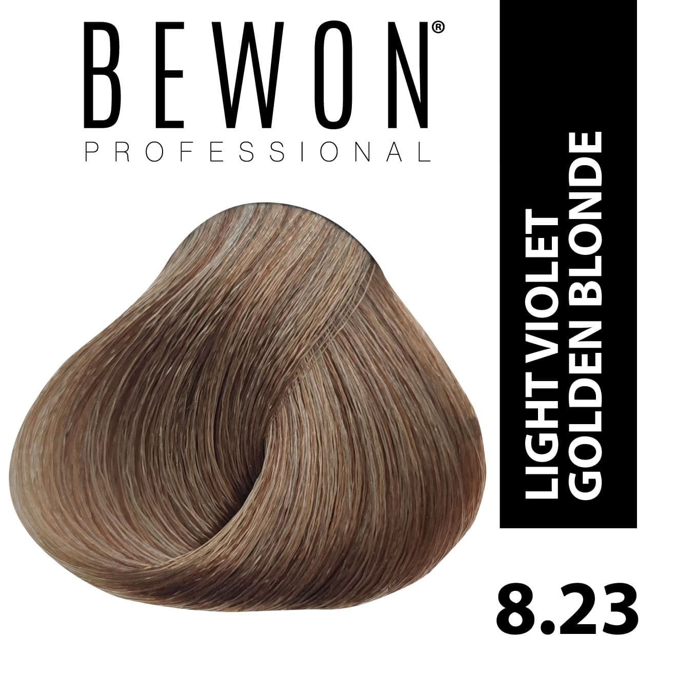 Permanent Hair Color Cream - 8.23 light violet golden blonde