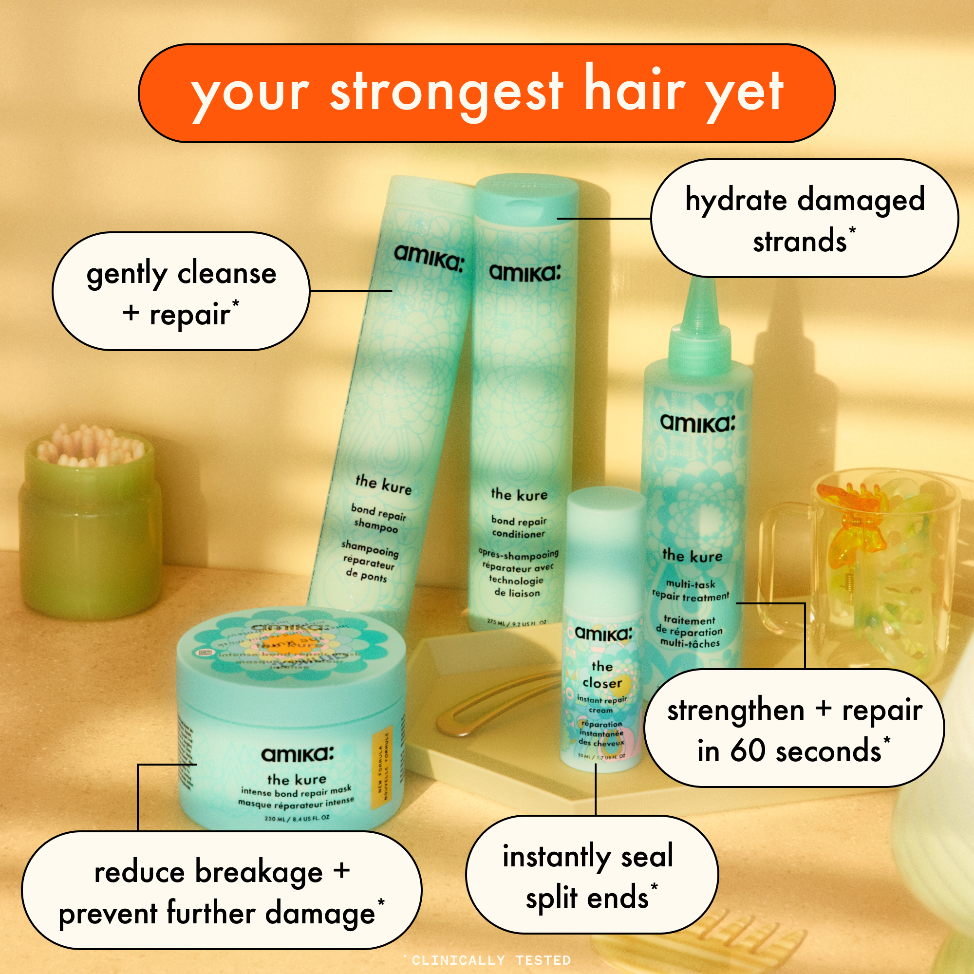 Care The Kure Strength Repair Shampoo