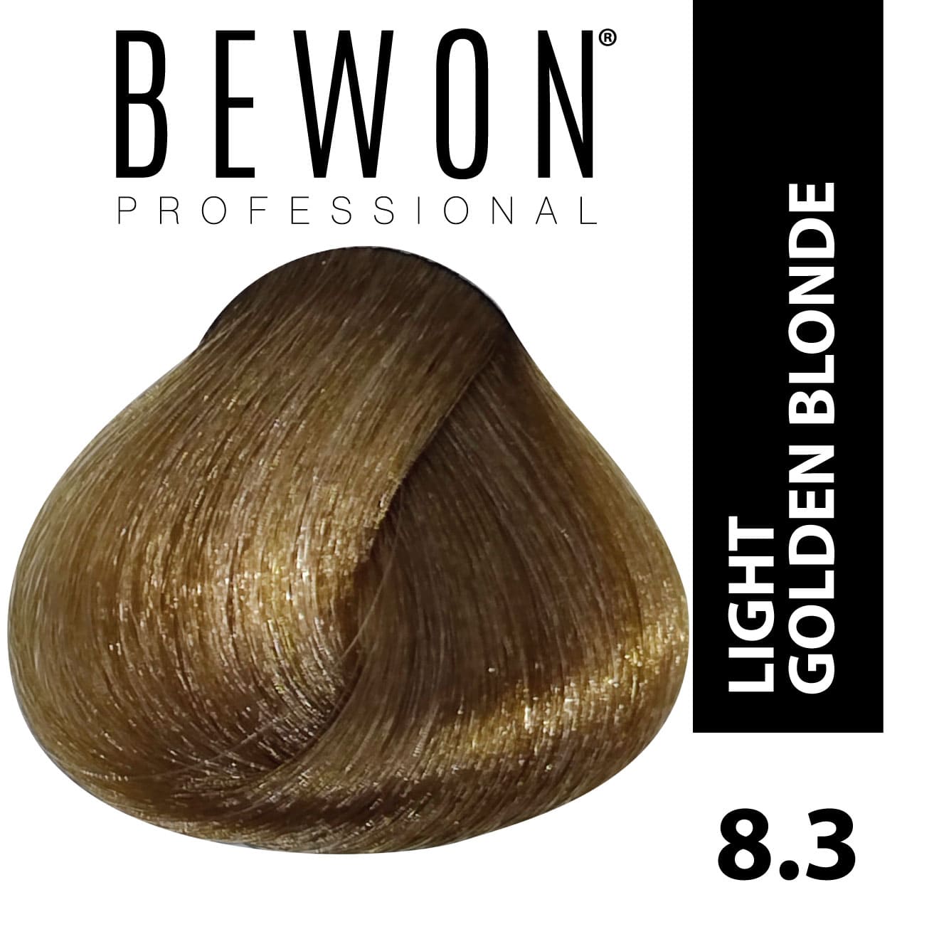 Permanent Hair Color Cream - 8.3 light golden blonde