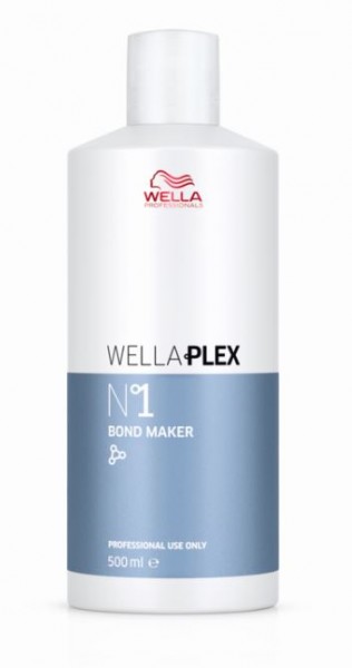 Wellaplex No 1 Bond Maker hilft, während des Aufhellungs- oder Färbeprozesses Haarverbindungen wiederherzustellen.