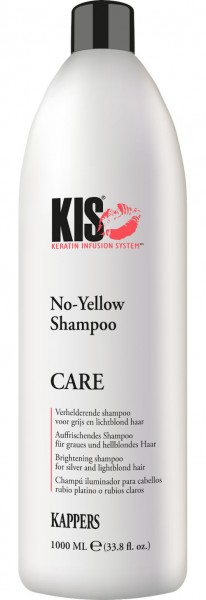 Kis No-Yellow Shampoo + Pumpe 1L