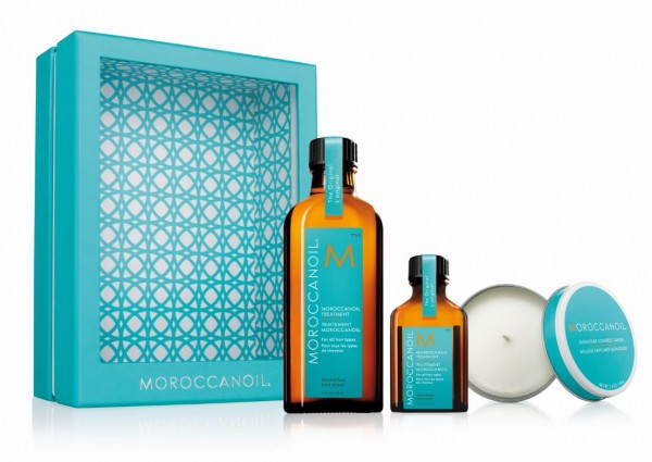 Moroccanoil Home & Away Kit inkl. Kerze