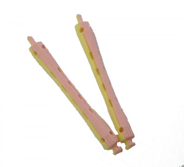 Kaltwellwickler rosa/gelb 8 mm 12 Stück