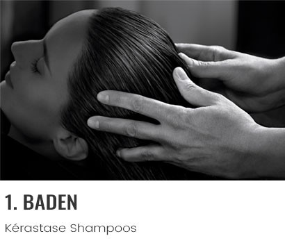 Kérastase Pflegeschritt Baden mit Shampoo