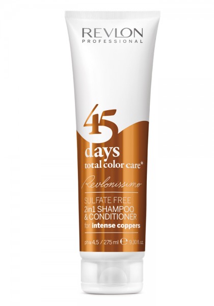 Revlonissimo 45 Days 2 in 1 Shampoo Intense Coppers