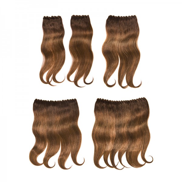 Clip-In Weft Haarteile - verschiedene Farben